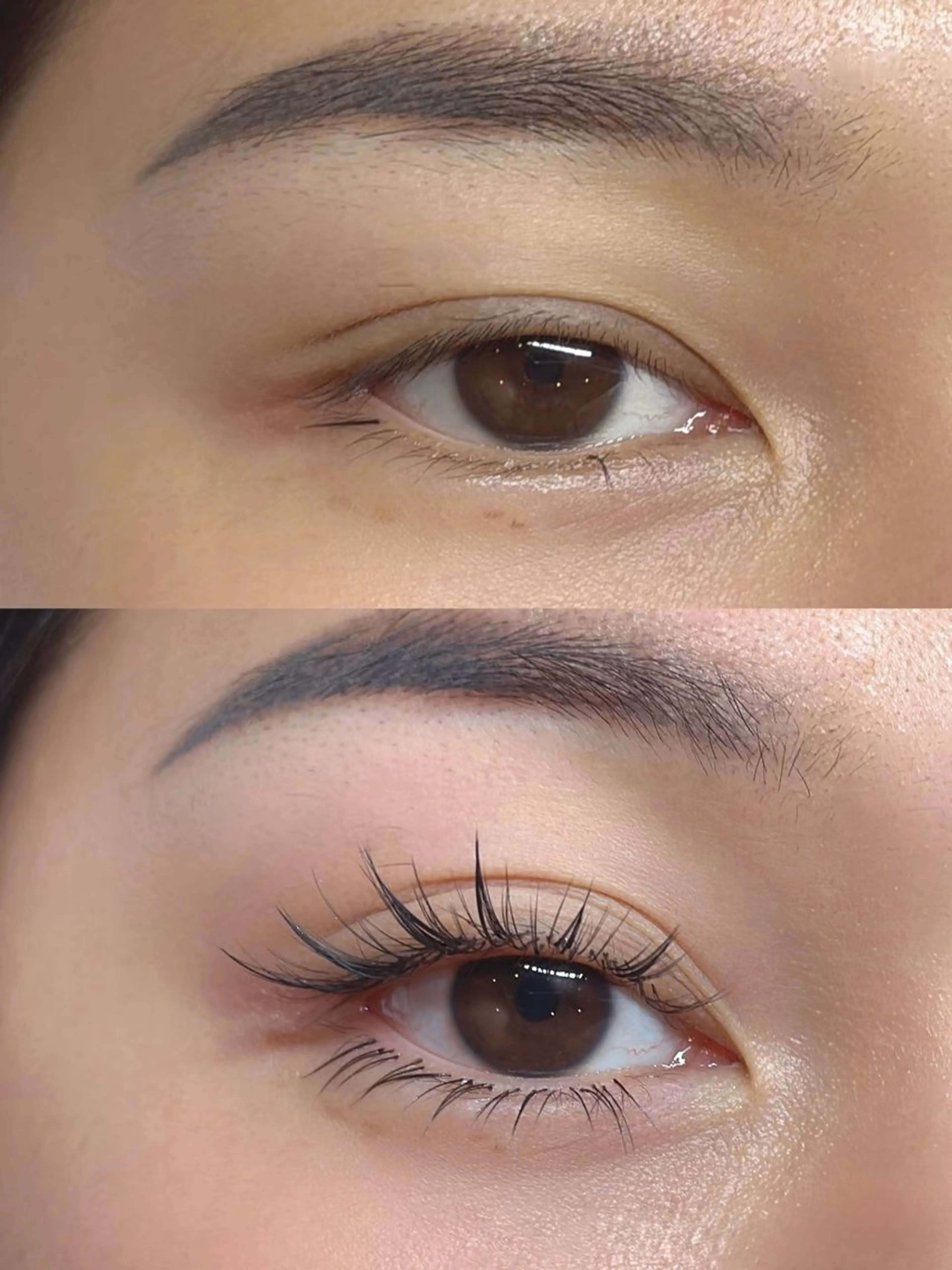 マツエク・マツパ 束感まつ毛 ナチュラル ワンホンマツエク マツエク パリジェンヌ マツエク専門店　玲子のマツエク・マツパデザイン