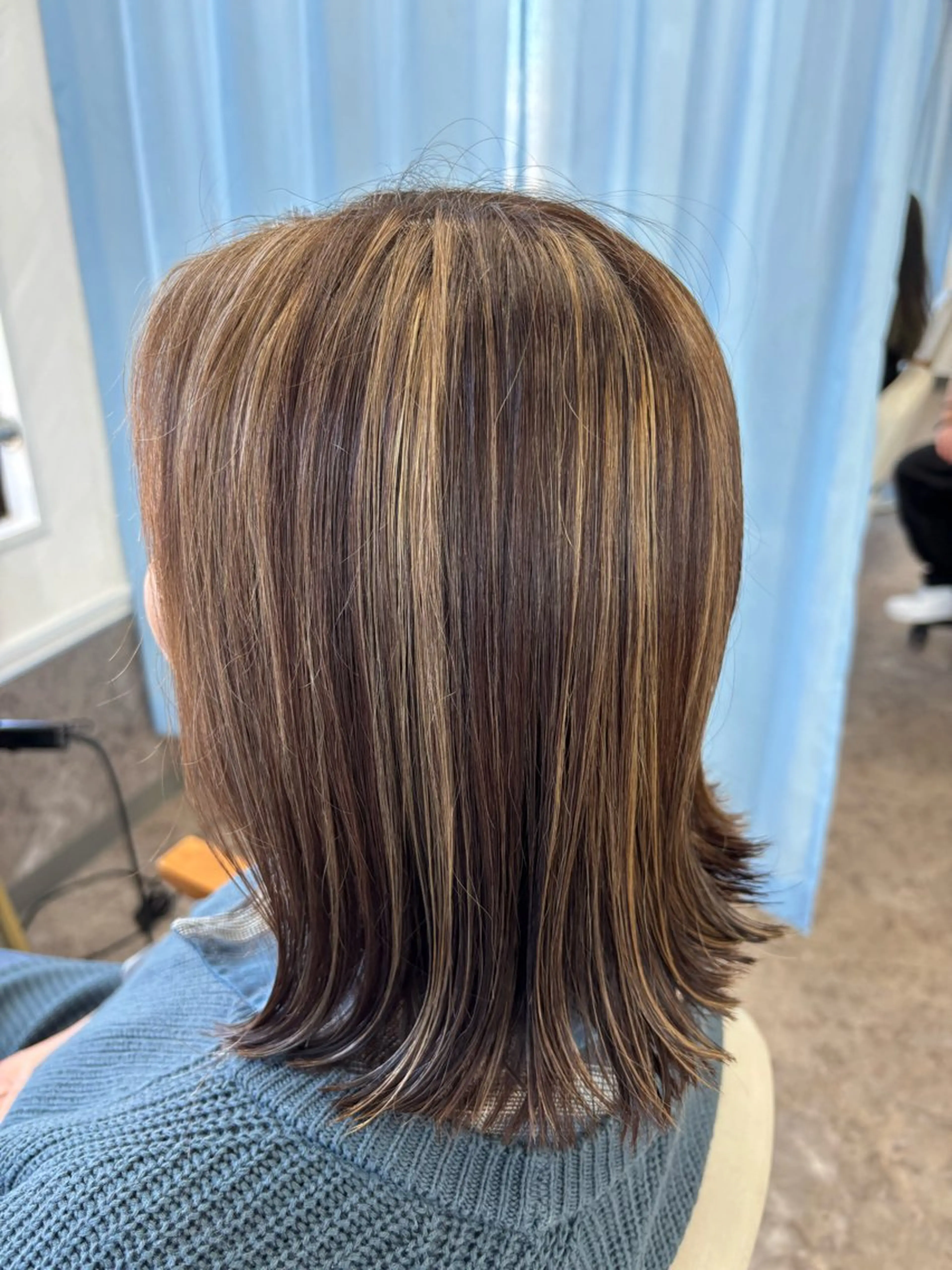 ミディアム カラー 篠崎 太希のヘアスタイル