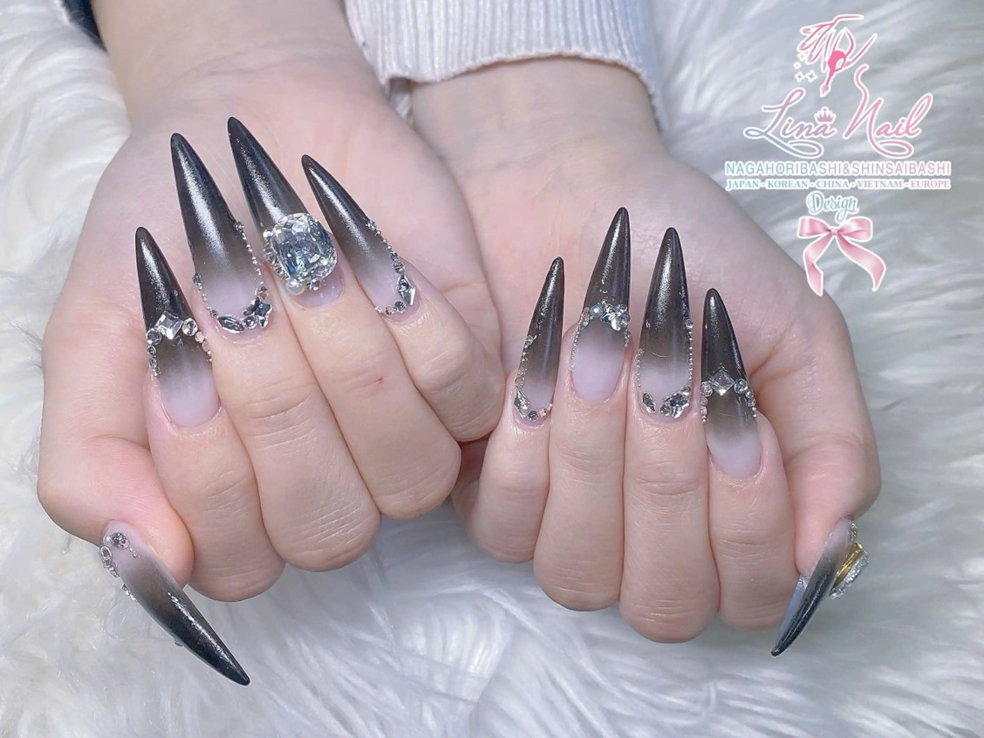 ネイル フットネイル ジェルネイル 持ち込み ネイルチップ ハンドネイル リナネイル 長堀橋店／東心斎橋店のネイルデザイン