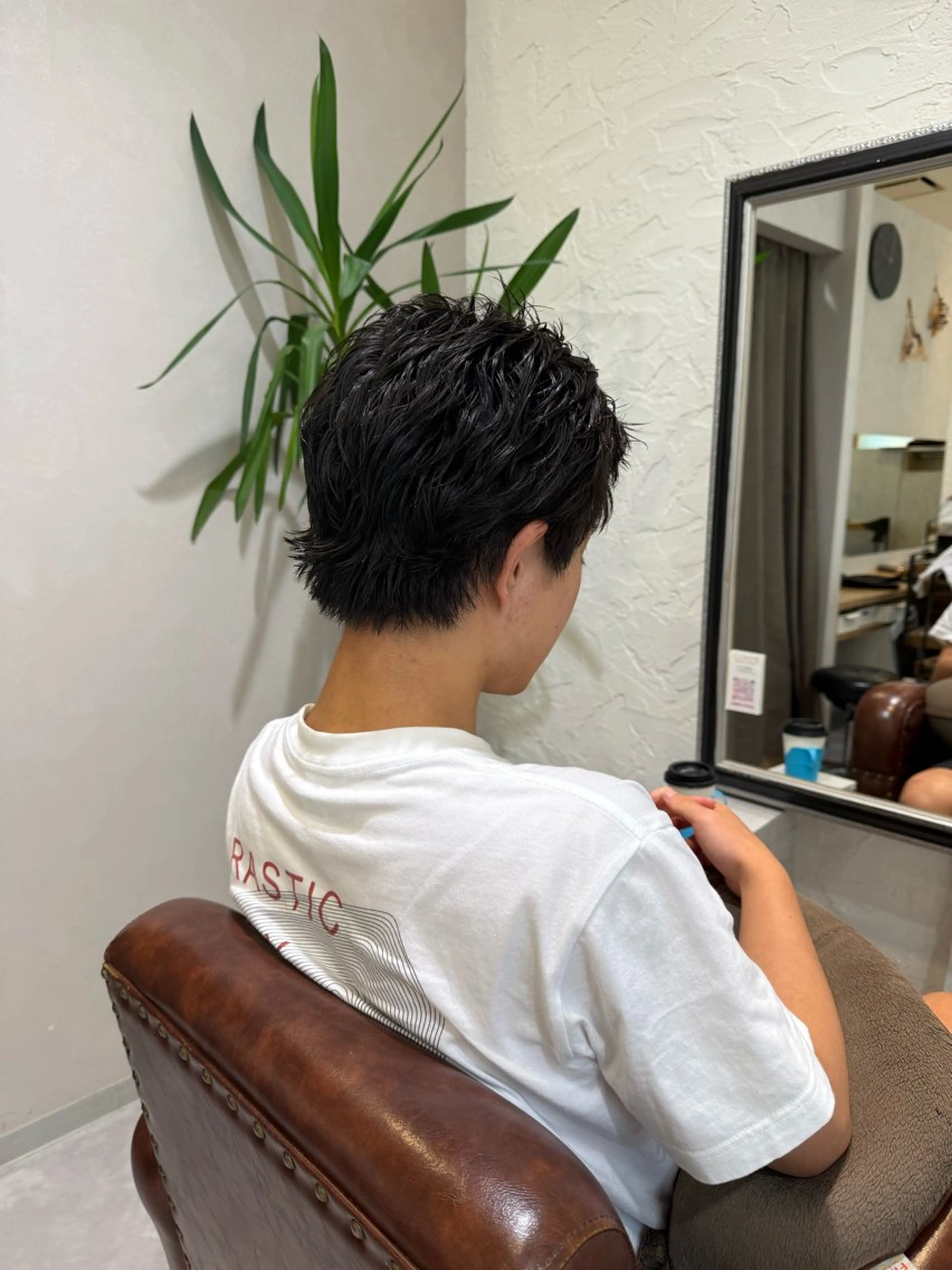 パーマ メンズ メンズパーマ スパイキーショート スパイラルパーマ hair salon  CAMON.所属・仙台/camon/ airiのヘアスタイル