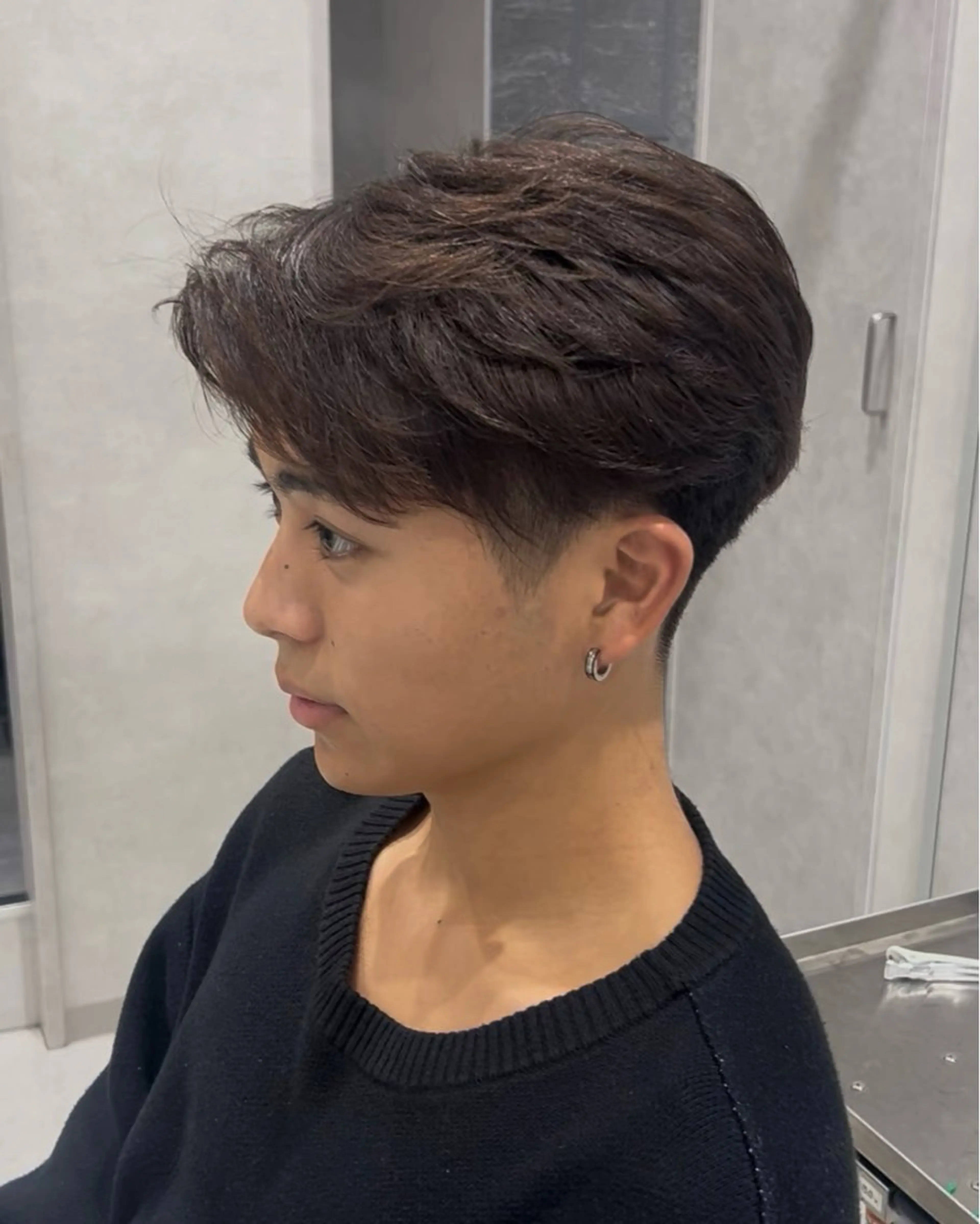 メンズ カット 縮毛矯正 【メンズ縮毛矯正】 kanata/溝の口のヘアスタイル