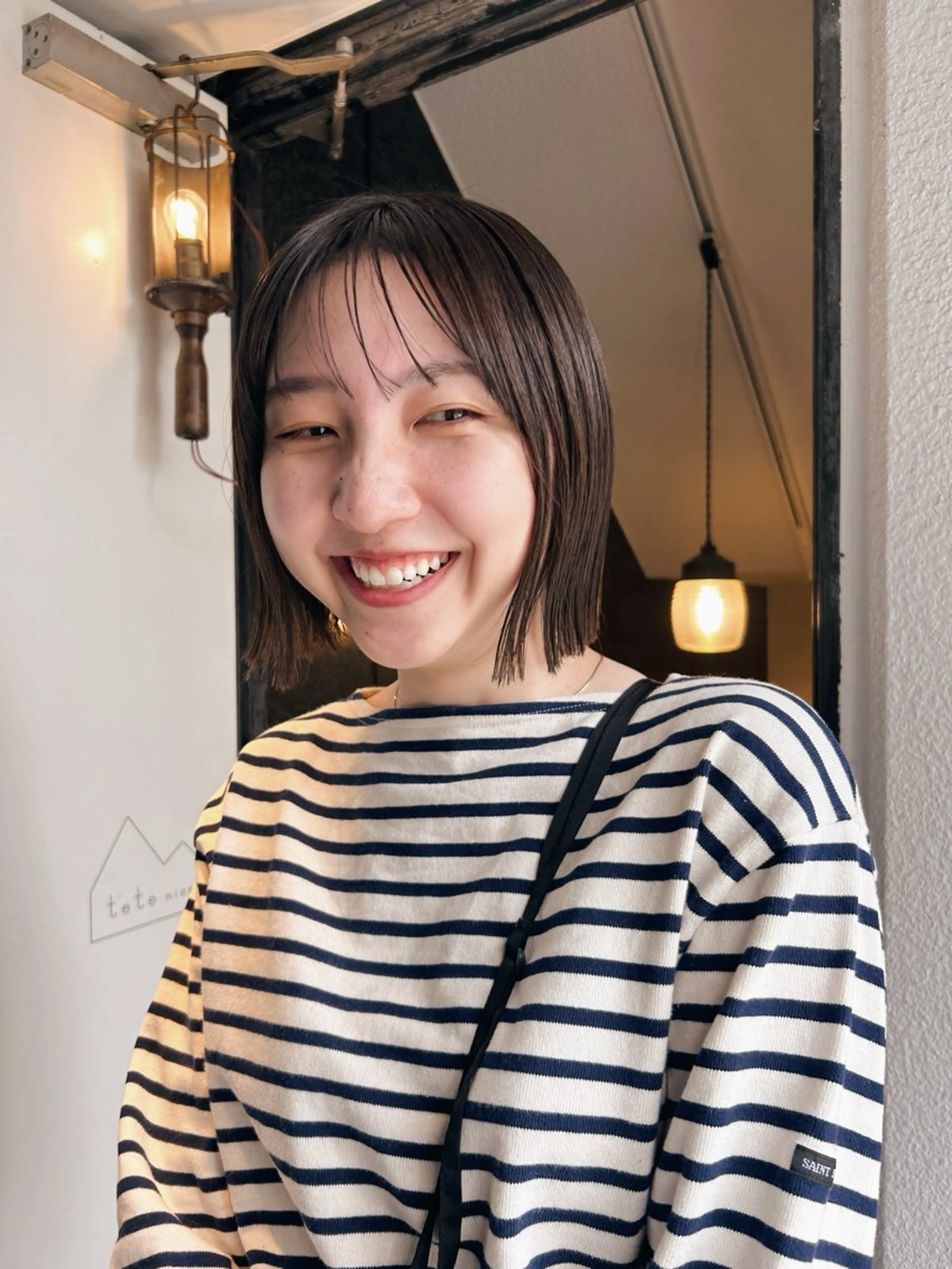 ミディアム カット ヘアカラー トリートメント 似合わせパーマ 🌼カンナのヘアスタイル