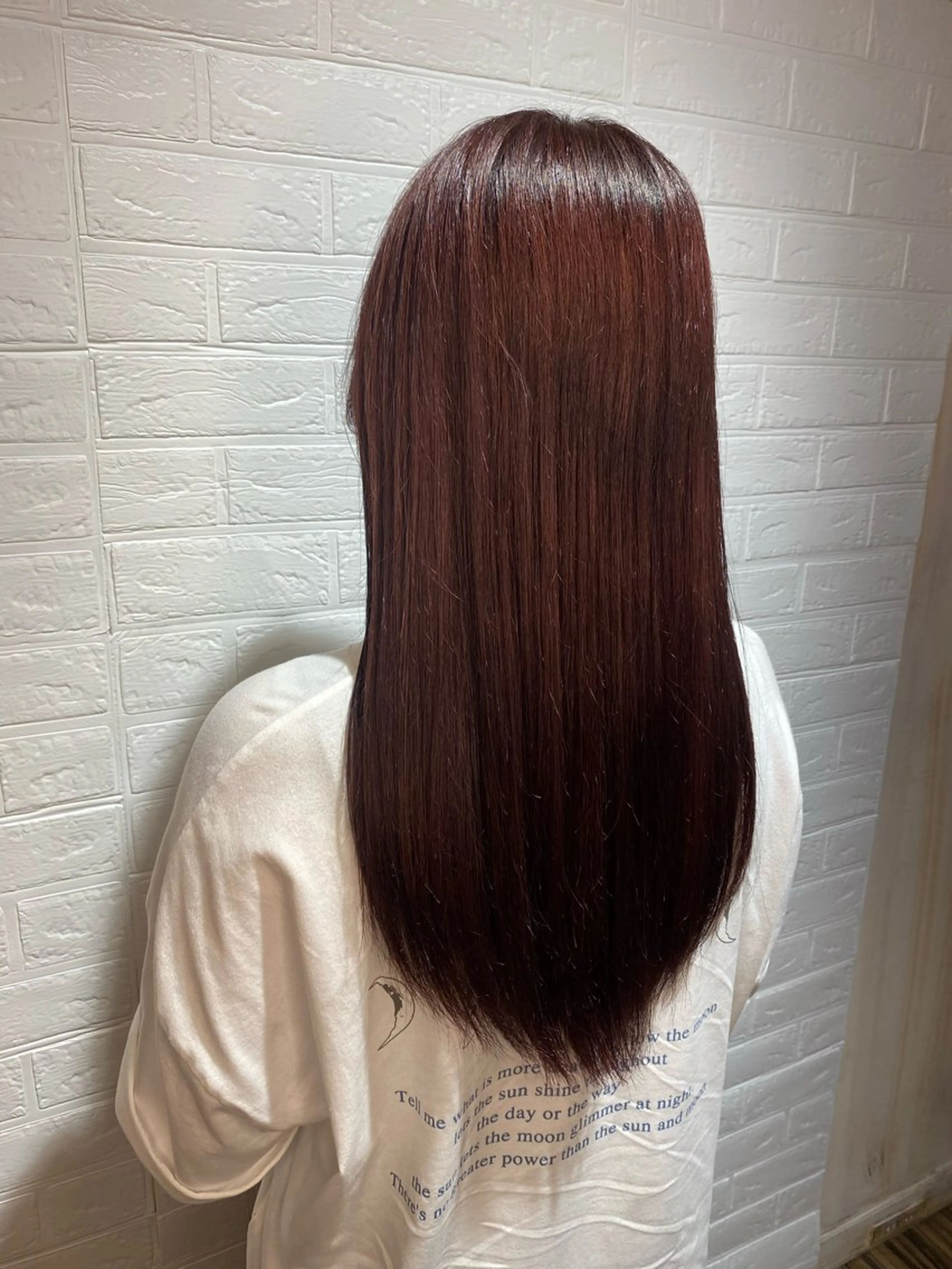 ロング カラー ブラウンカラー ピンクカラー ピンクブラウン MODE K's Hinataのヘアスタイル