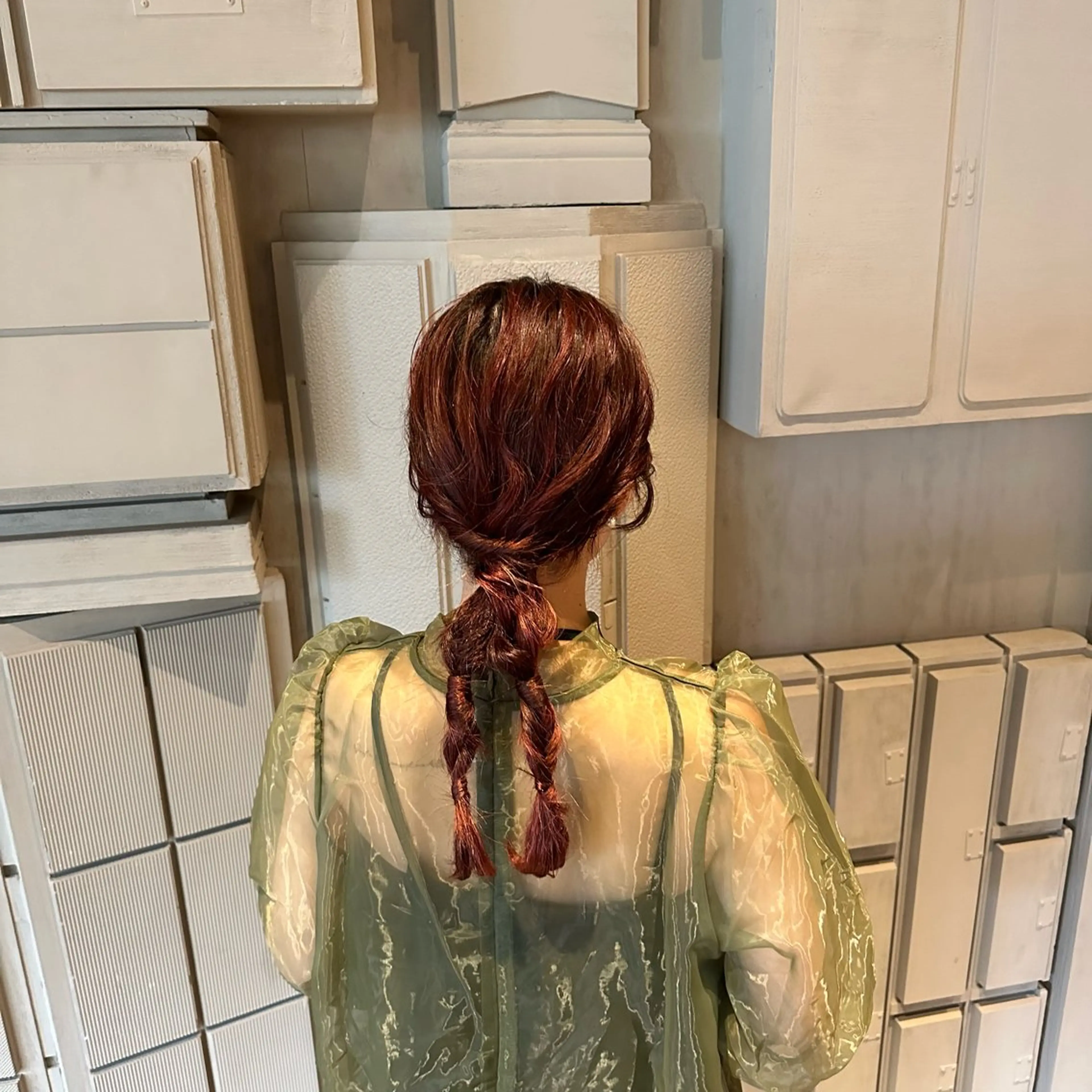 ヘアアレンジ ヘアセット 韓国風/オシャレ /縮毛矯正/滝口琴未のヘアスタイル