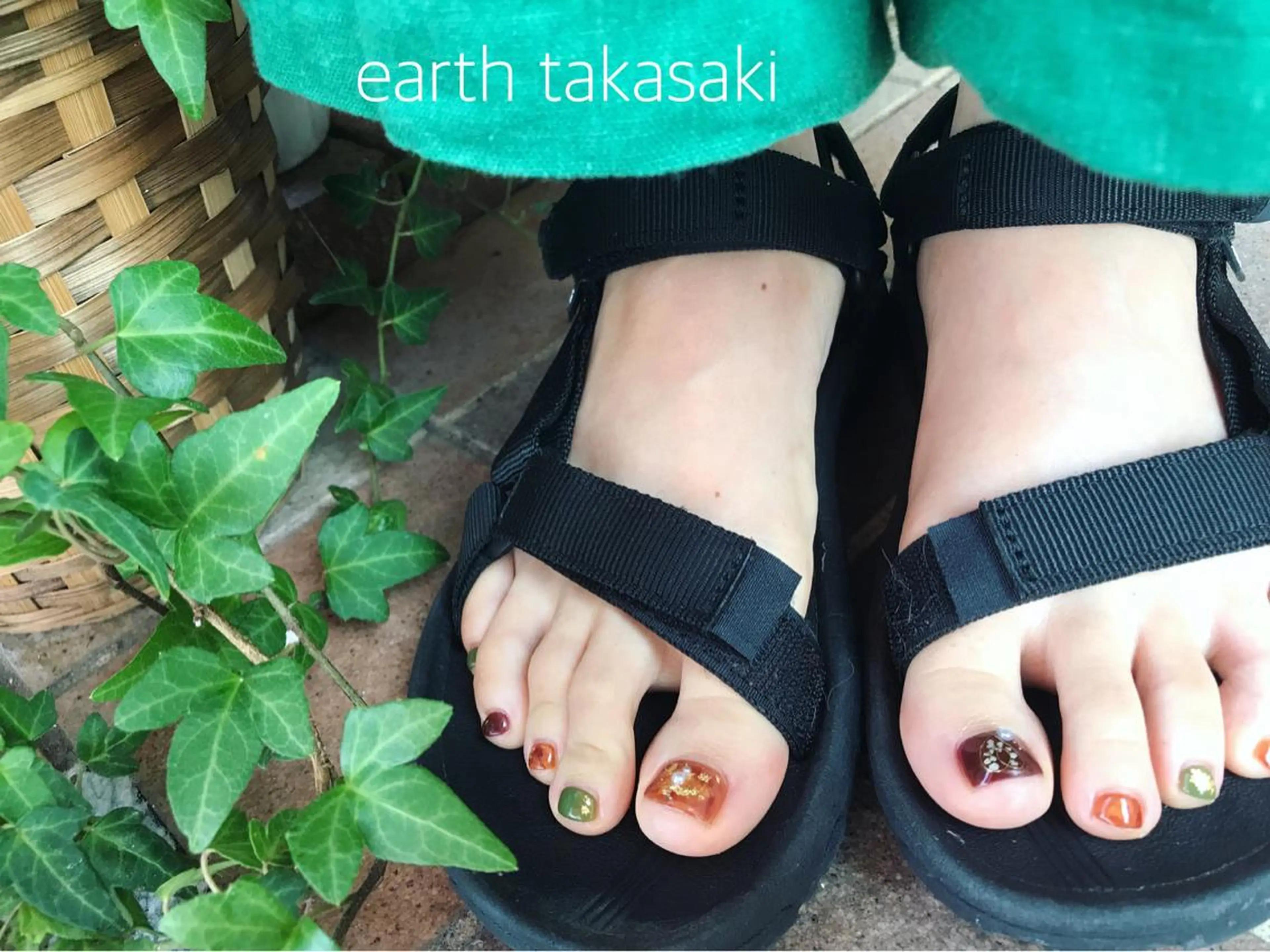ネイル フットネイル EARTH nanaのネイルデザイン