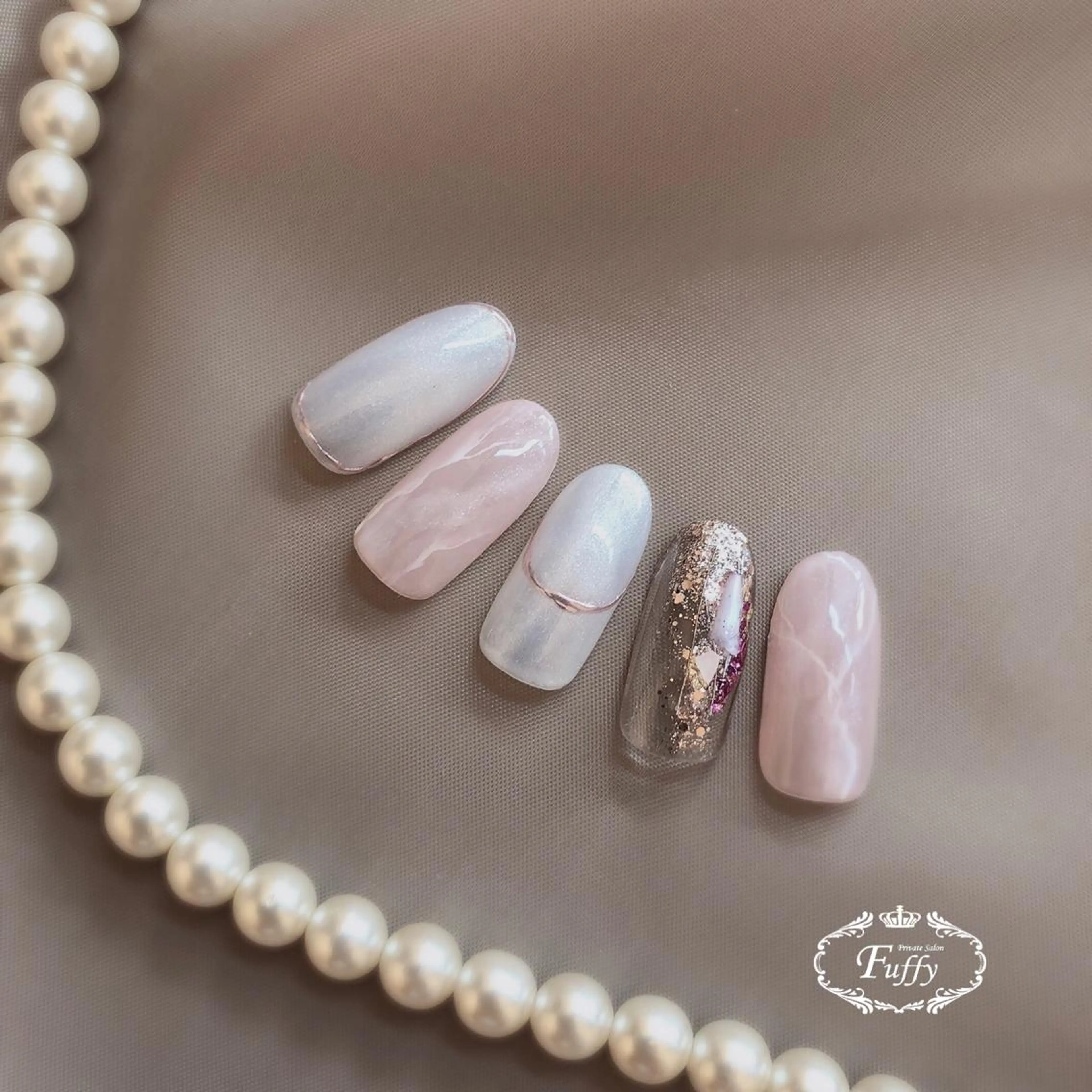 ネイル ニュアンスネイル ハンドネイル Fuffy所属・フーフィー Fuffyのネイルデザイン