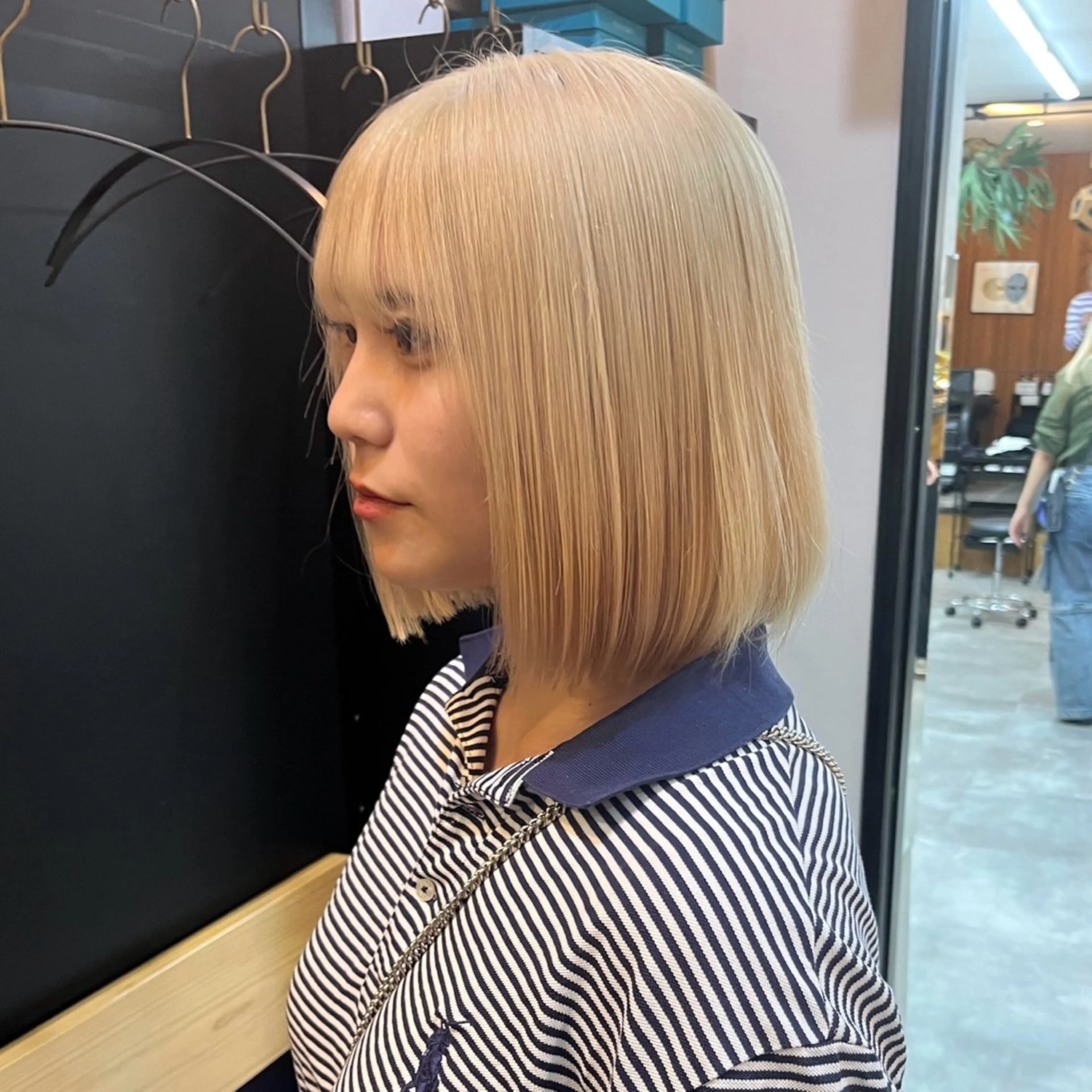 ショート カラー ブロンド ホワイトブロンド 藤山大地/髪質改善 /透明感/ブリーチのヘアスタイル