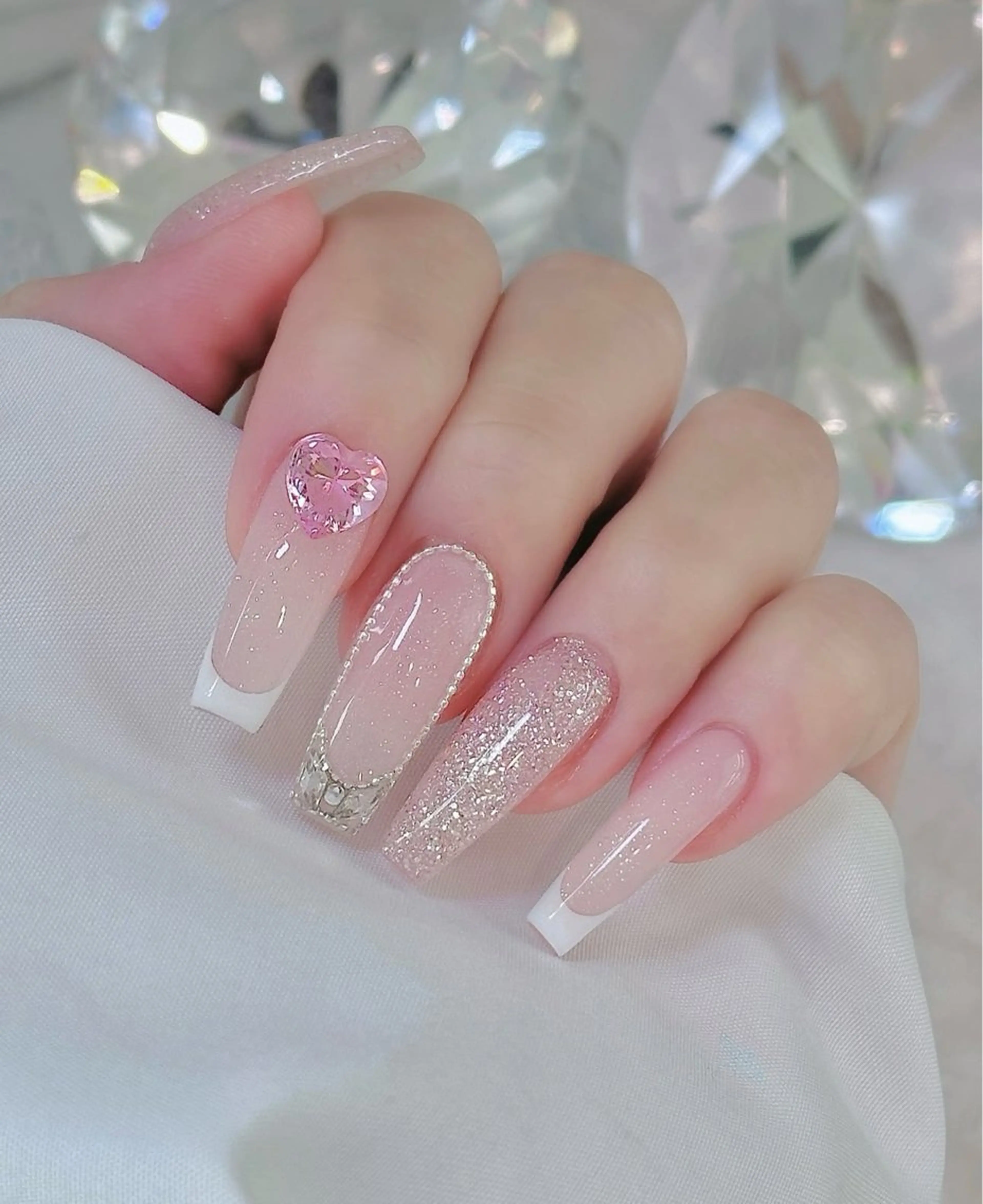 ネイル 韓国ネイル 持ち込み ニュアンスネイル ネイルチップ ハンドネイル TABI ANA.CHUOのネイルデザイン