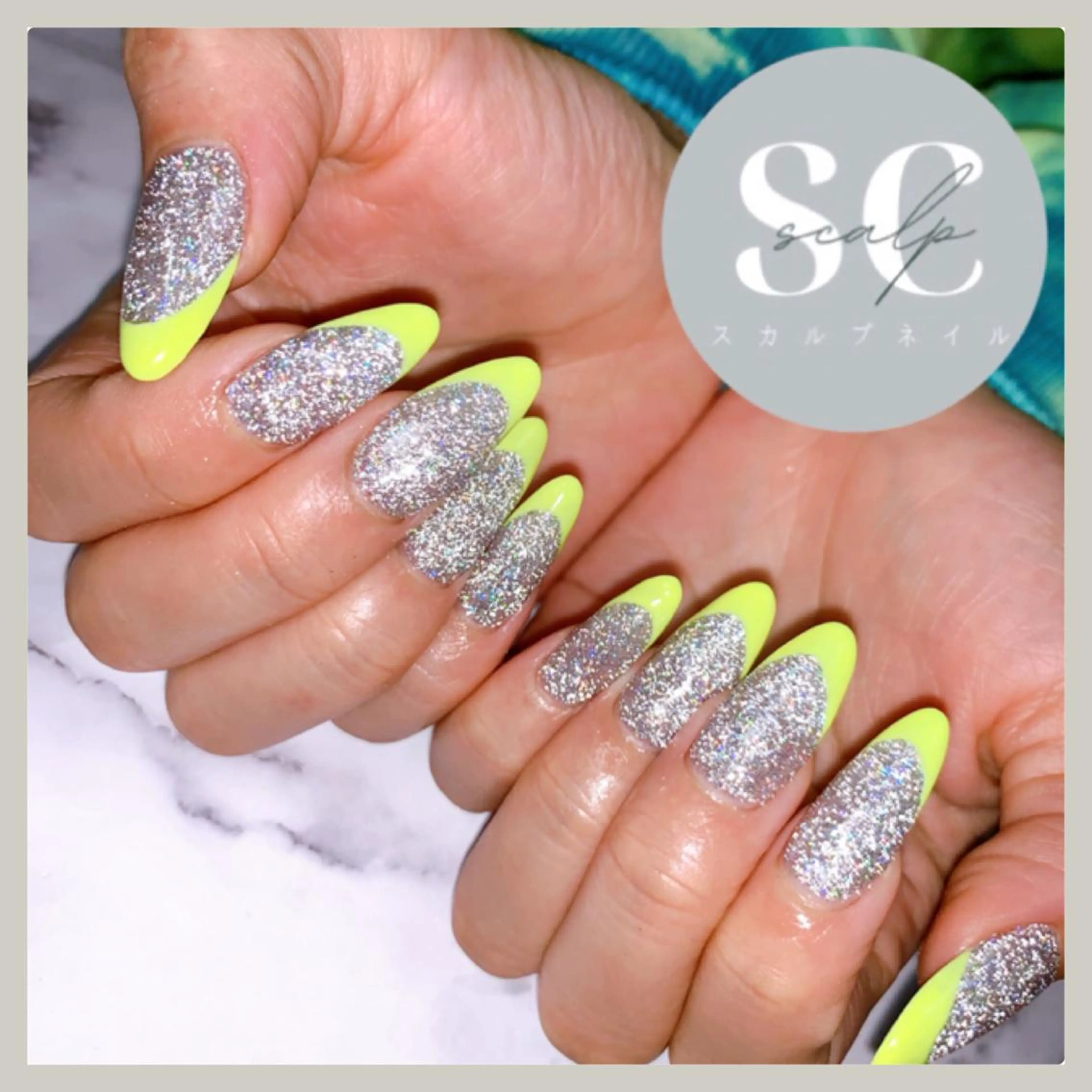 ネイル フラッシュネイル スカルプネイル Nailsalon Caiseのネイルデザイン