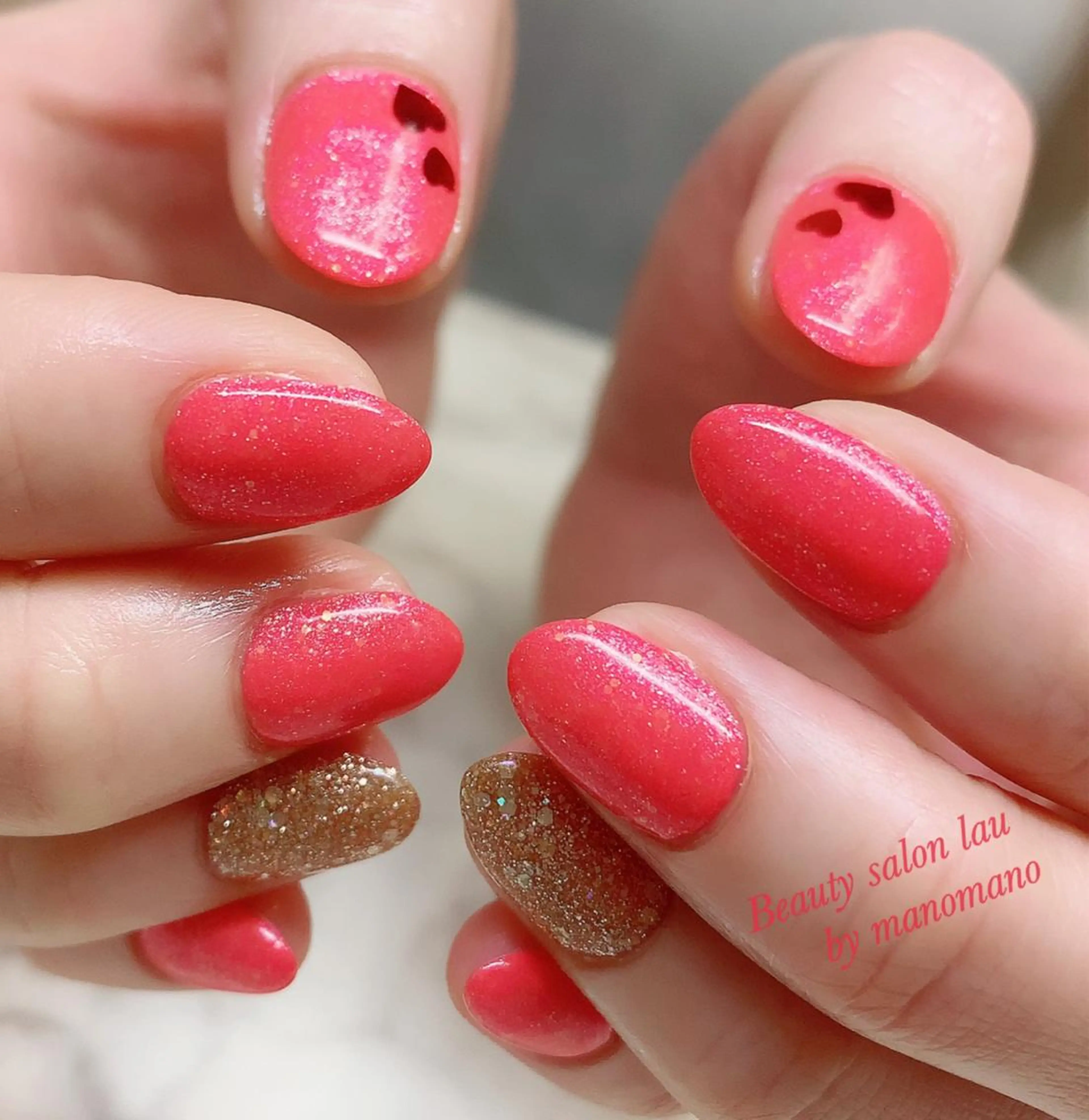 ネイル ラウバイマノマノ なかざとのネイルデザイン