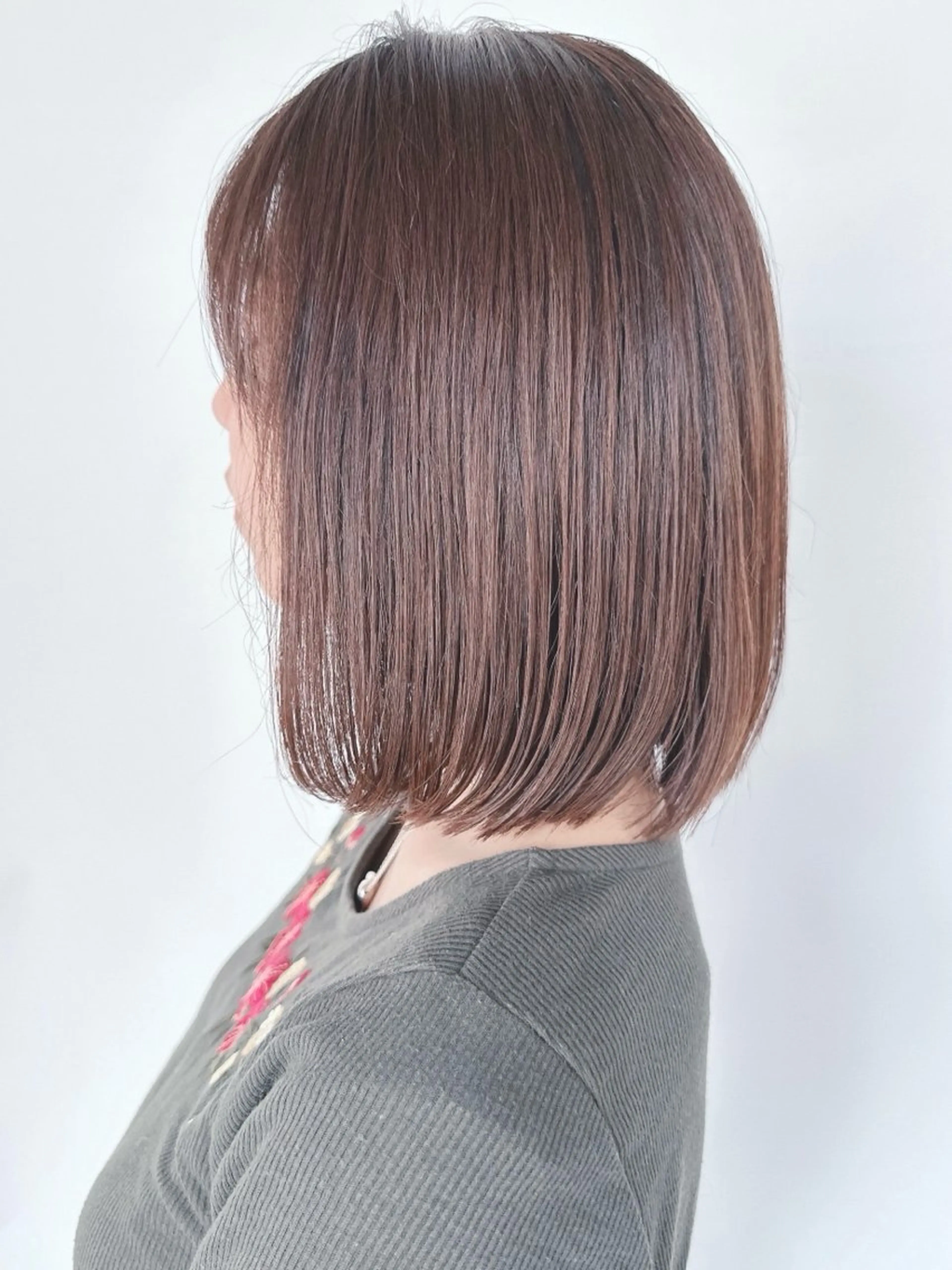 ミディアム カット ヘッドスパ 小顔ボブ/お悩み解決 /ボブパーマ/とういのヘアスタイル