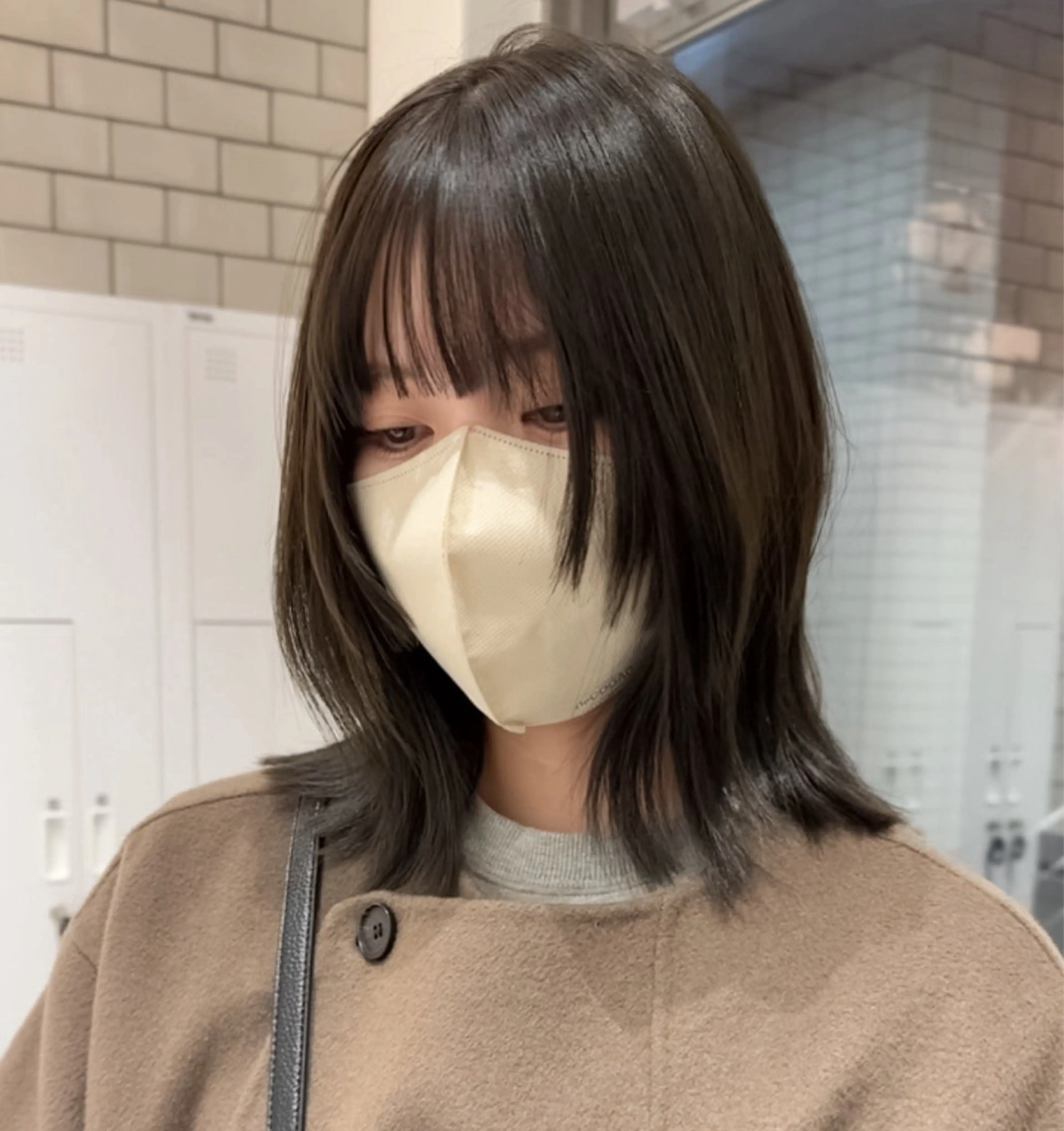 セミロング ヘアカラー トリートメント ୨୧柔らかいカラー nozomi ୨୧のヘアスタイル