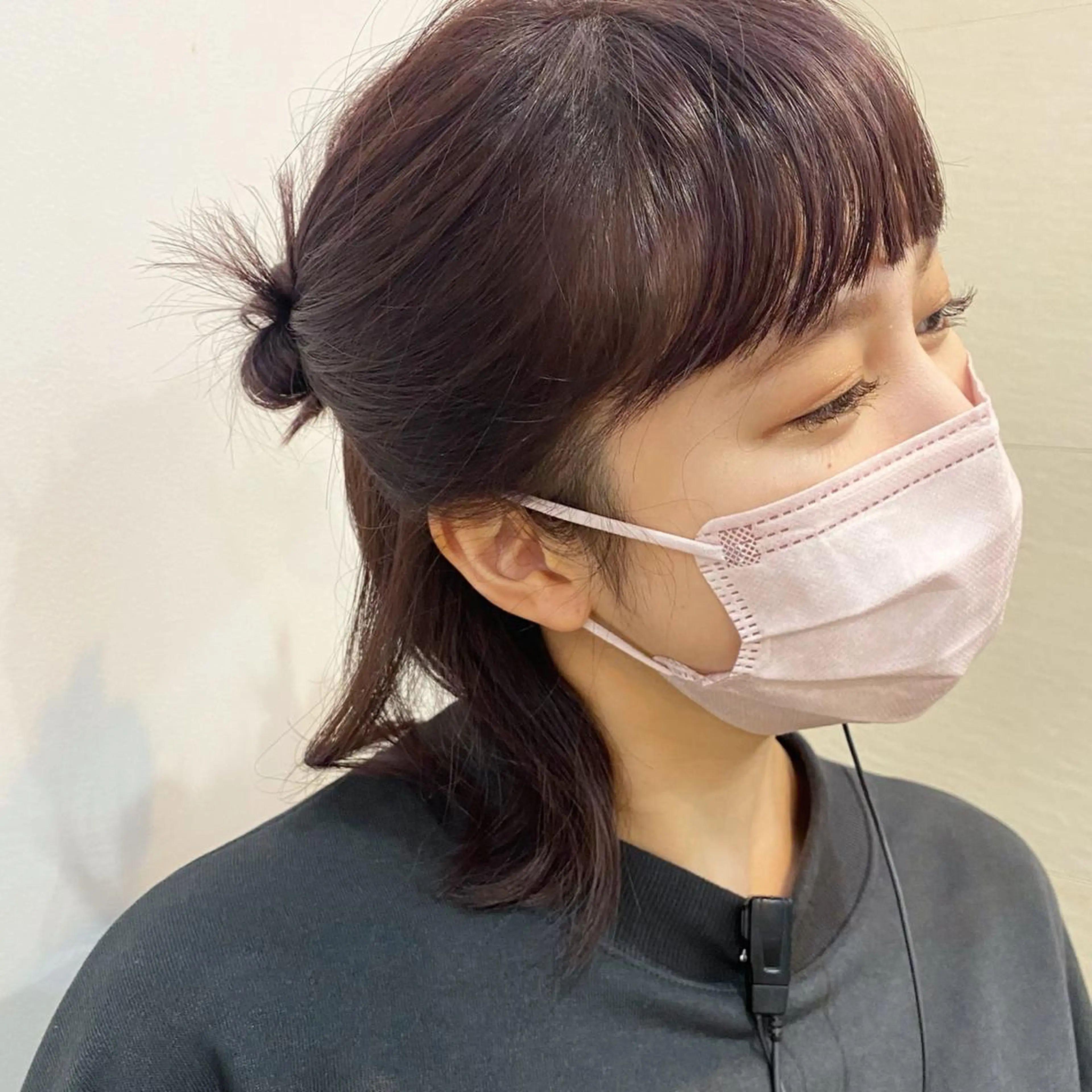 ミディアム カラー ピンクカラー shiori/暖色/ レイヤー/似合わせのヘアスタイル