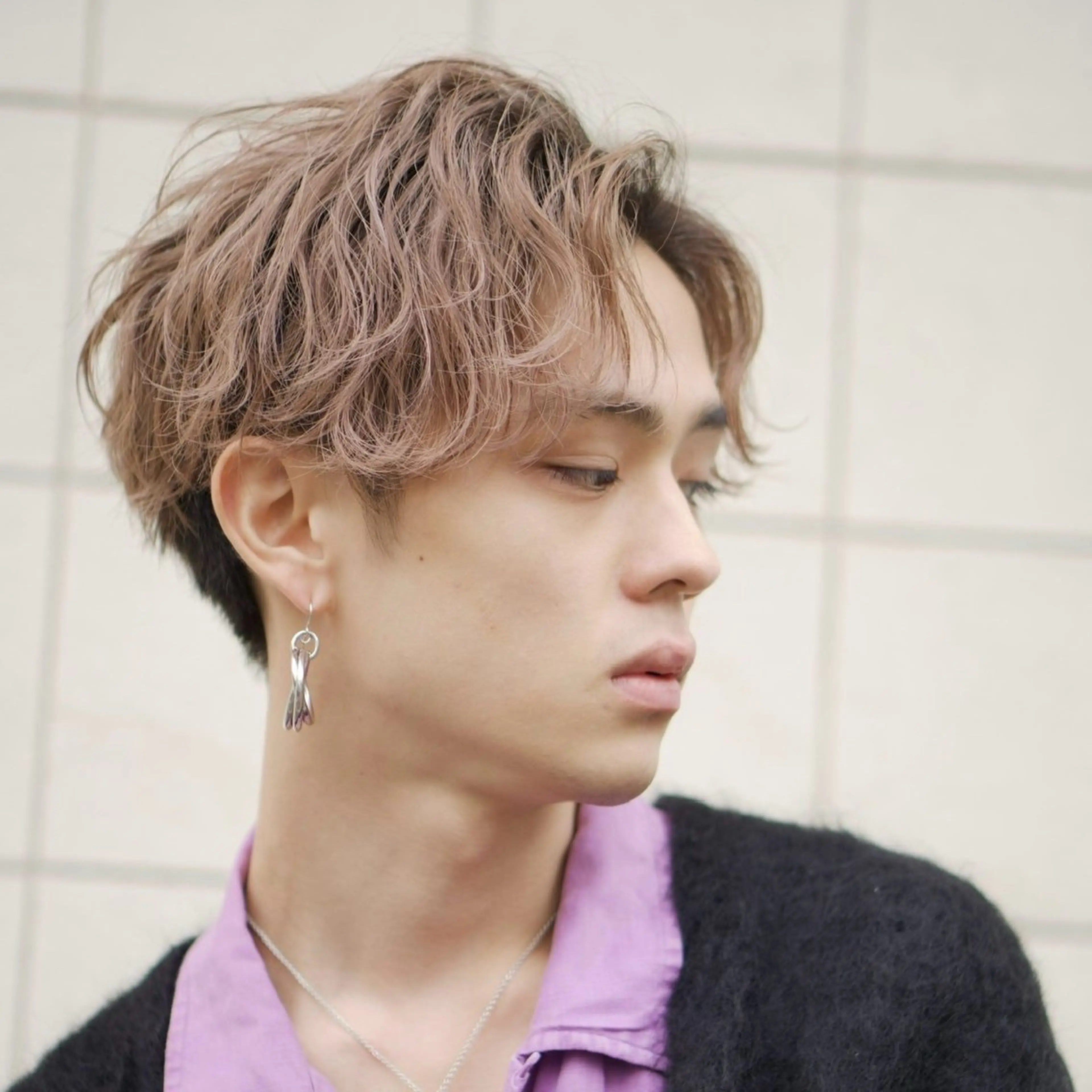 【メンズ✨️限定✨️】ブリーチなしワンカラー🔥透明感のあるカラーや少し明るくしたい方おすすめ！(黒染めや白髪染めも可)の写真