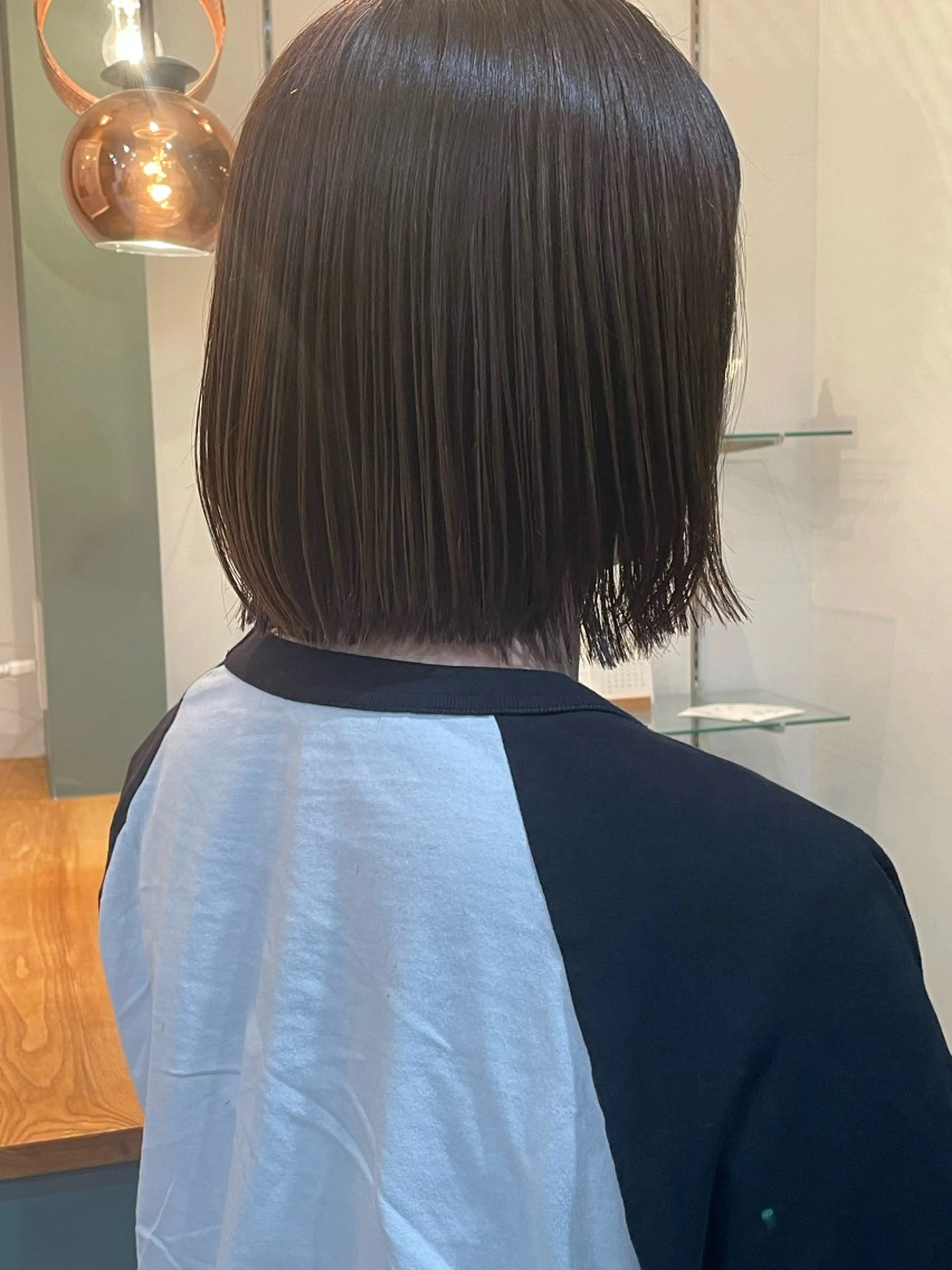 ミディアム ボブレイヤー ボブ レイヤーカット Bella Salon所属・福井 悠のヘアスタイル