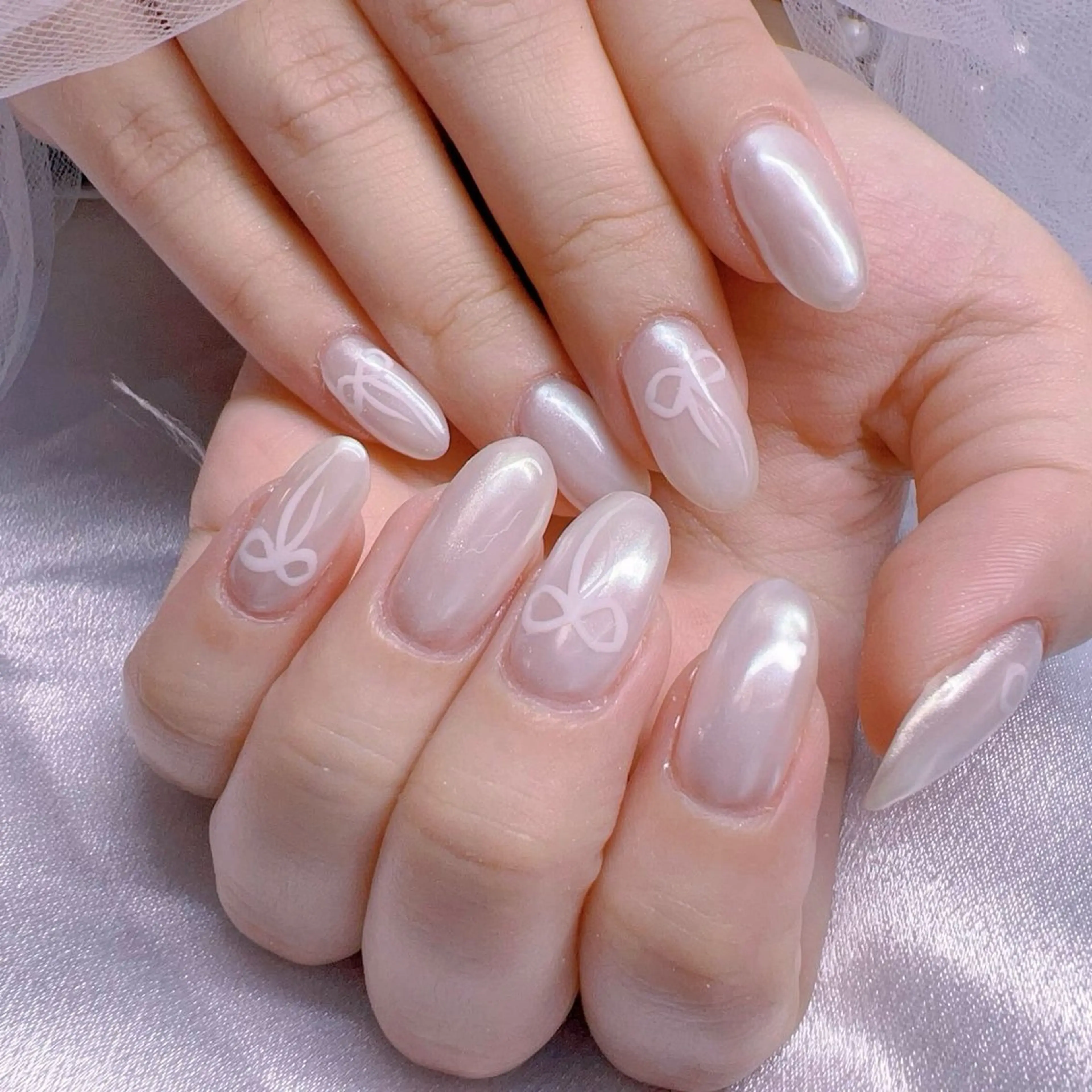 ★ハンドネイルミラーorオーロラ（初回ソフトジェルオフ無料）の写真