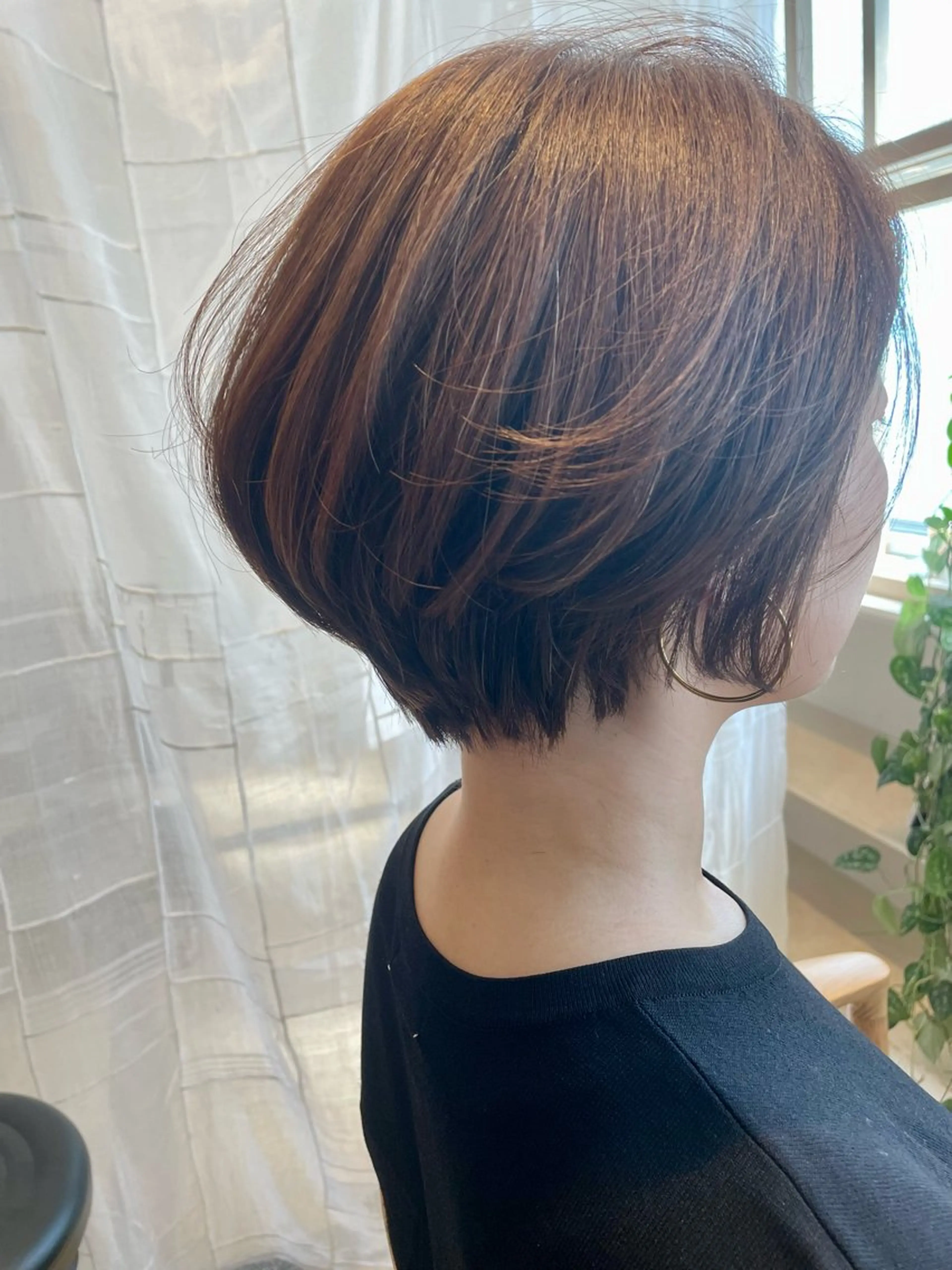 ショート カラー 【髪質改善】【美髪】 【ツヤ髪】ほしのちりのヘアスタイル