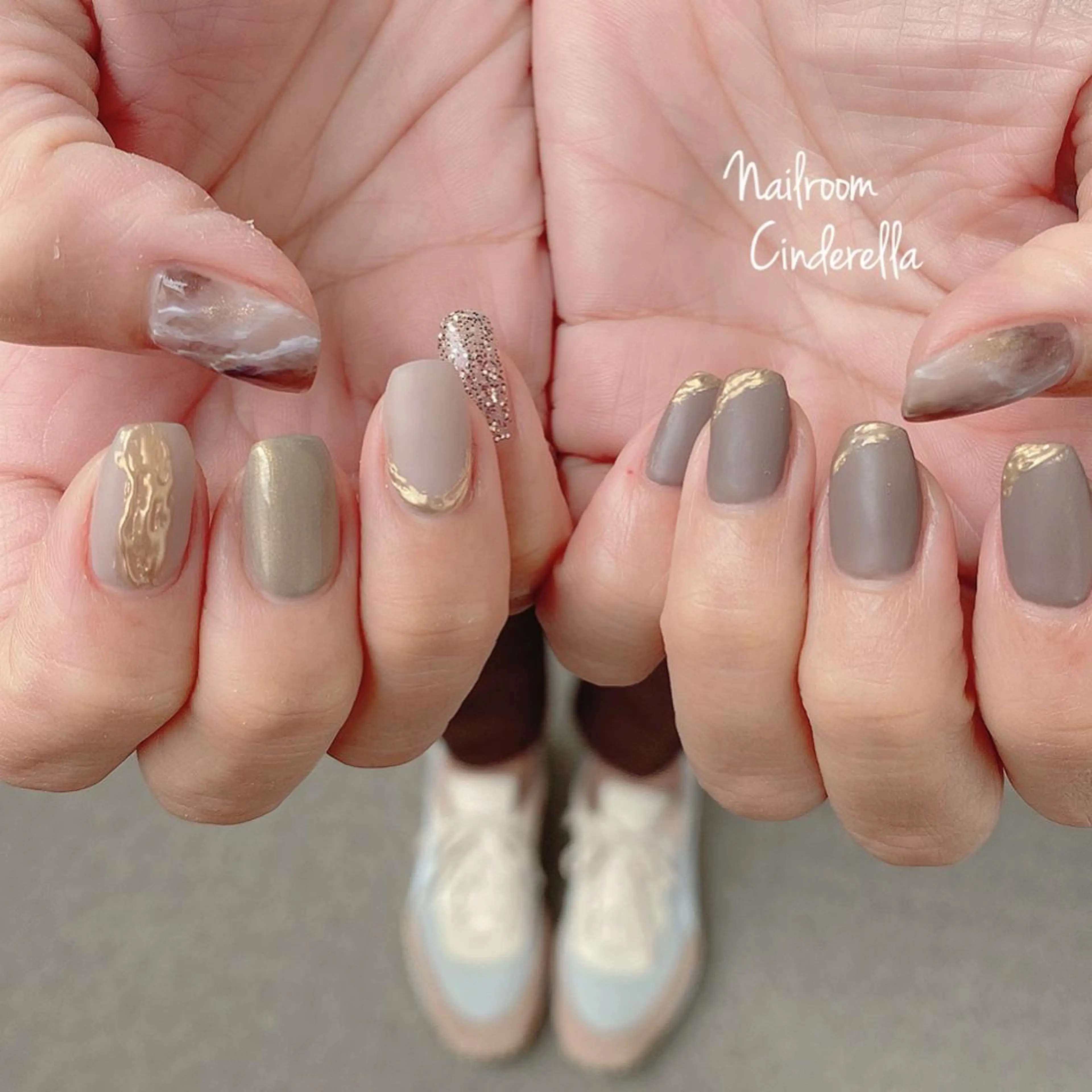 ネイル ニュアンスネイル Nailroom. Cinderellaのネイルデザイン