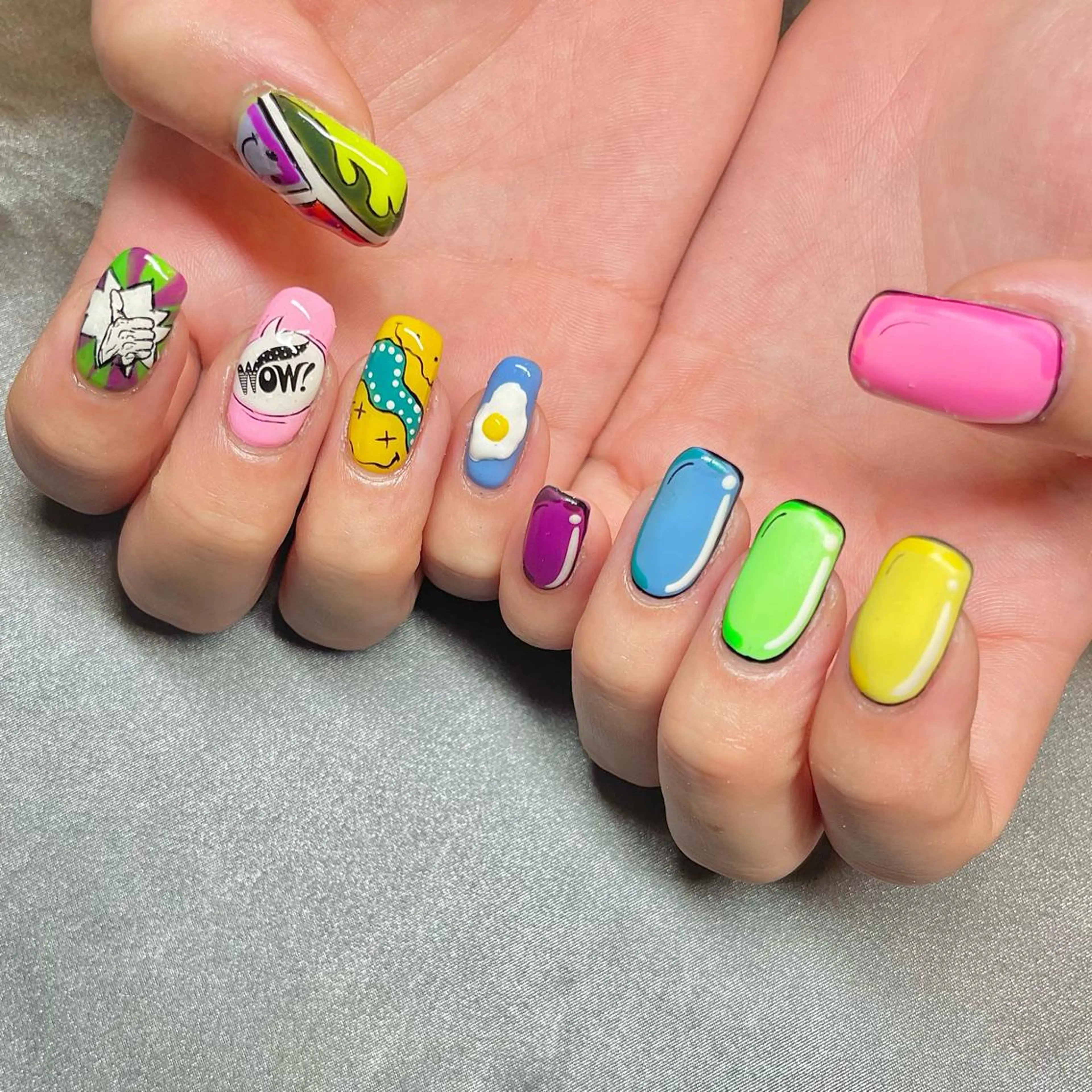 ロング カラー パーマ ヘアアレンジ メンズ キッズ ネイル マツエク・マツパ アイブロウ ハンドネイル ハンドケア nail&eye Aoのマツエク・マツパデザイン