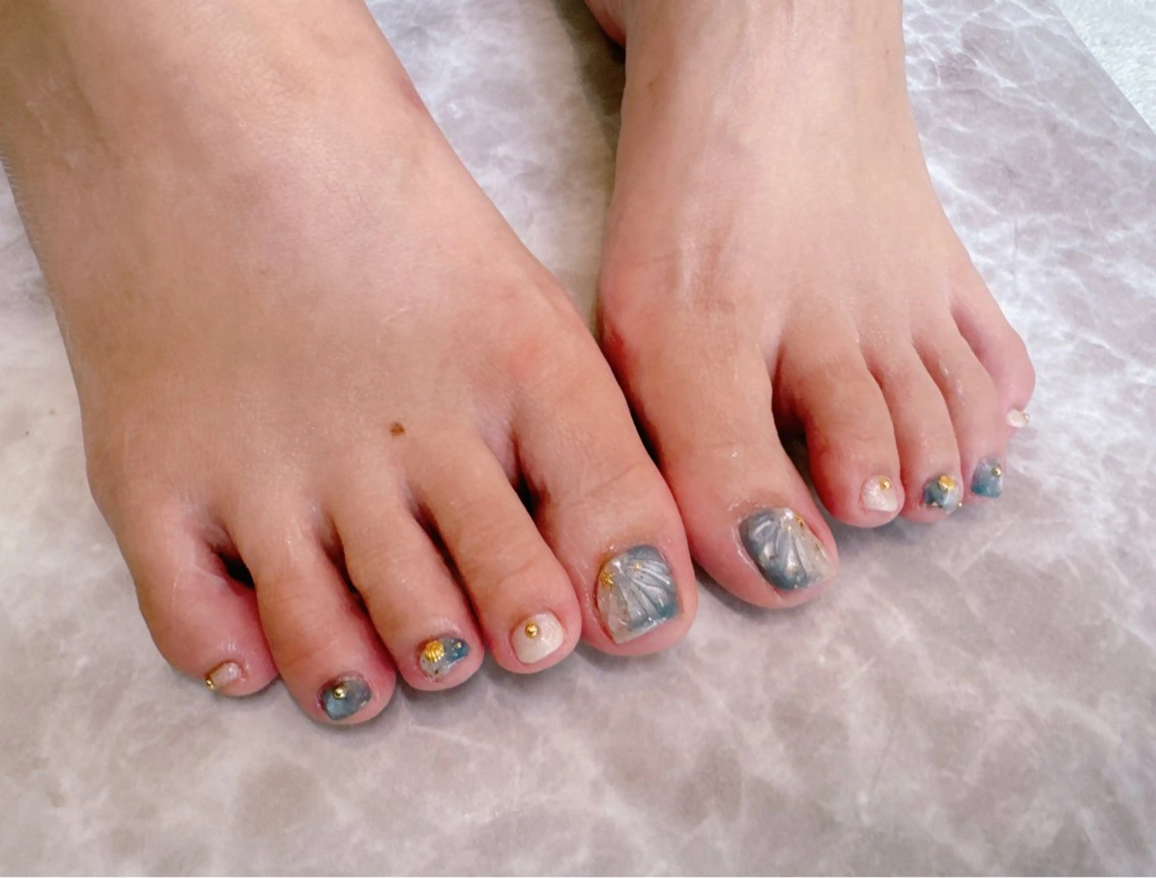 ネイル フットネイル フットネイル olim nailspaceのネイルデザイン