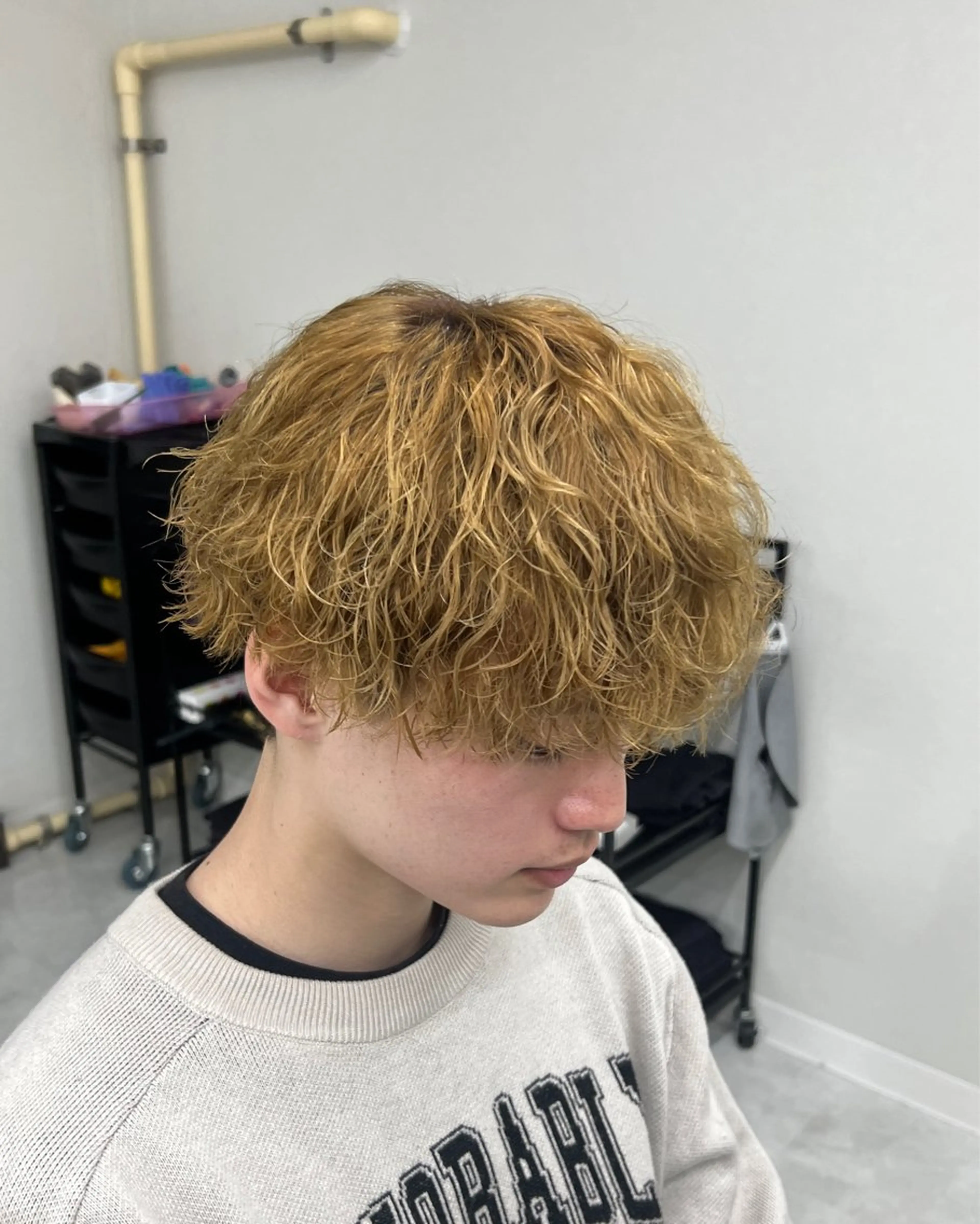 パーマ メンズ カット パーマ トリートメント ヘッドスパ ヘアセット シャドウパーマ/ メンズ/KENTAのヘアスタイル