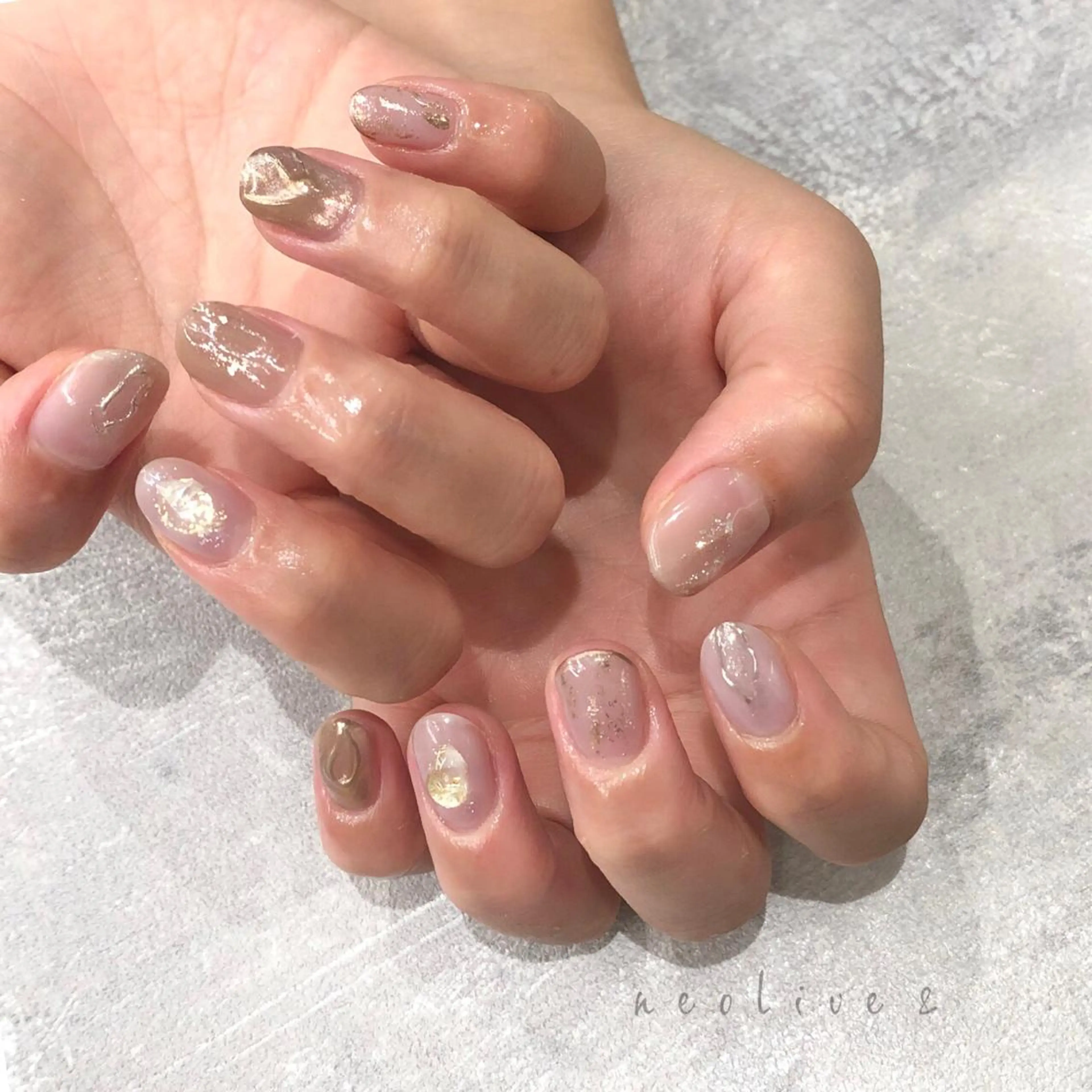 ネイル ハンドネイル Yuriko Omi パラジェル/渋谷のネイルデザイン