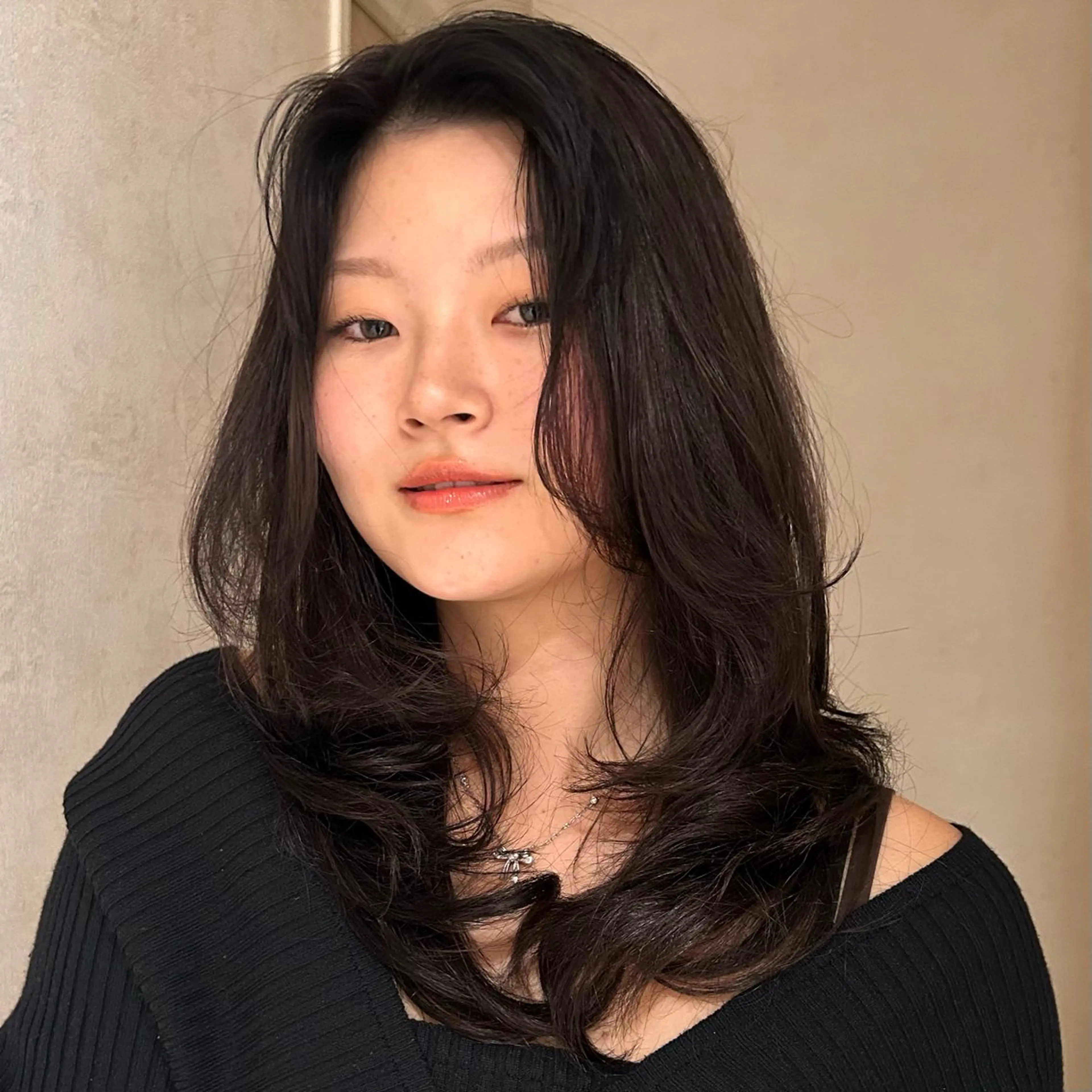 セミロング カラー カット ヘアカラー ブラウンカラー🌿 /透明感カラーのヘアスタイル