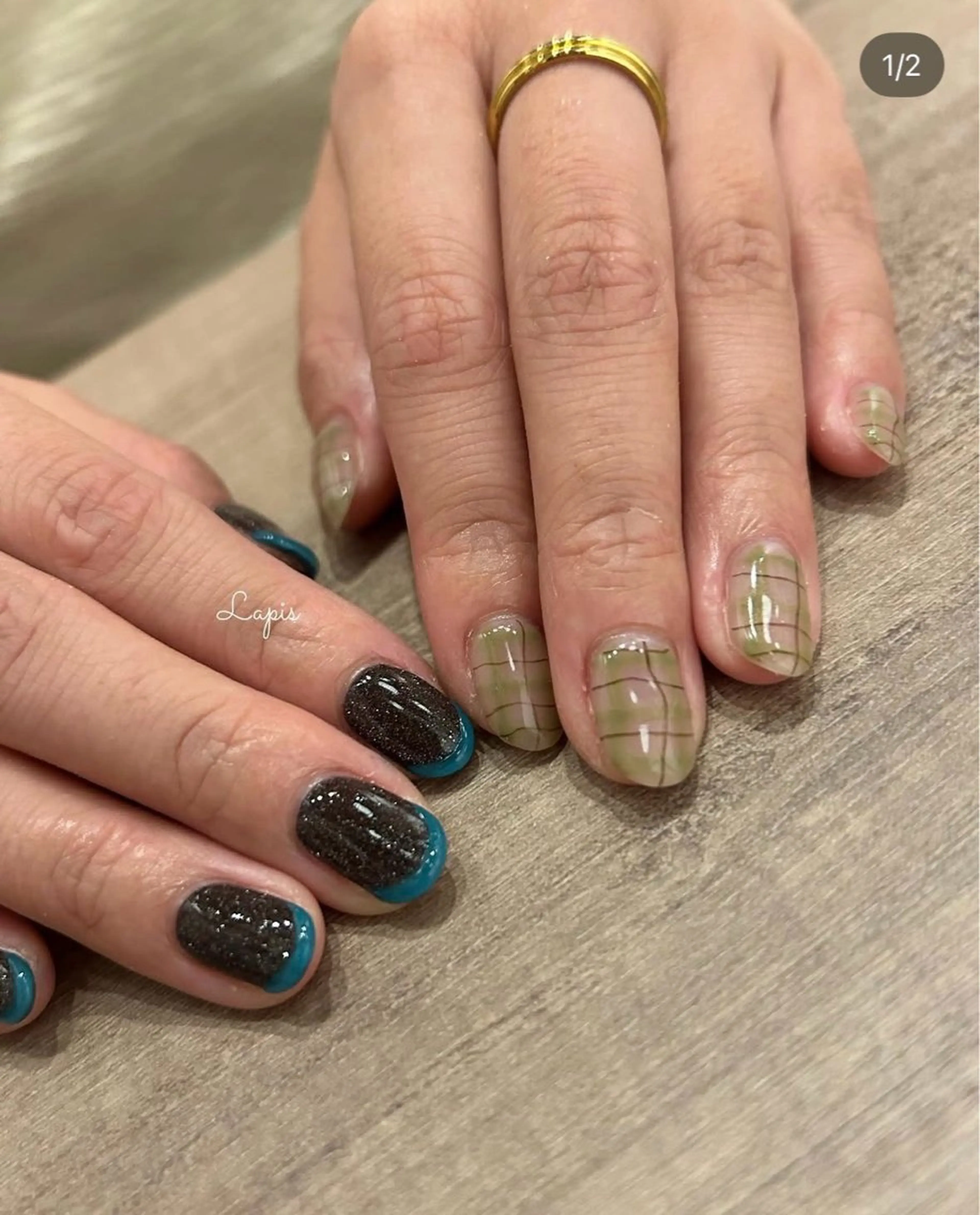 ネイル ハンドネイル Lapis *のネイルデザイン