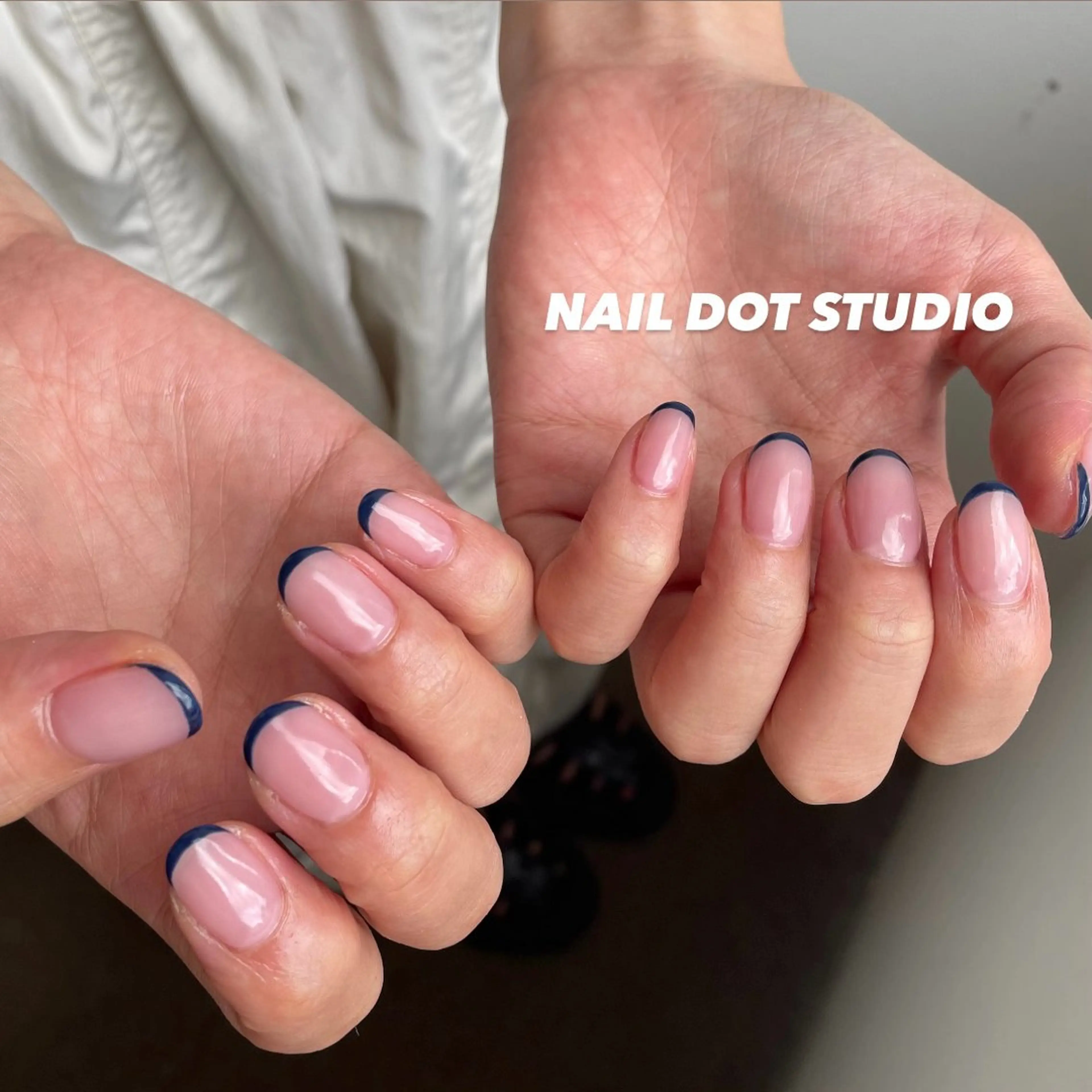 ネイル フレンチネイル ハンドネイル NAIL DOT STUDIO堺筋本町のネイルデザイン