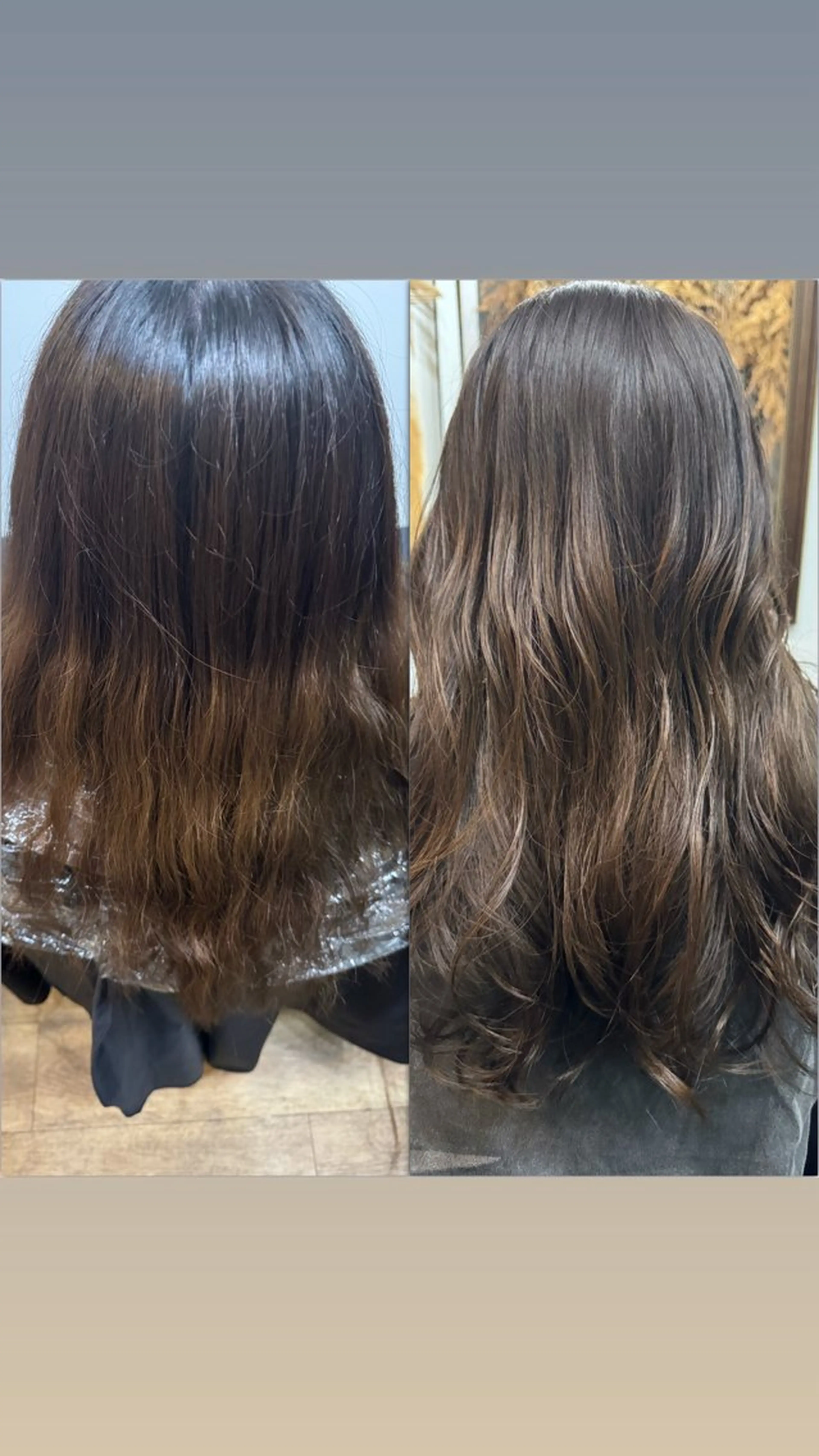 ロング カラー アッシュ ベージュカラー ブリーチ ケアカラー ブリーチなしカラー カット ヘアカラー 椎葉 祐也のヘアスタイル