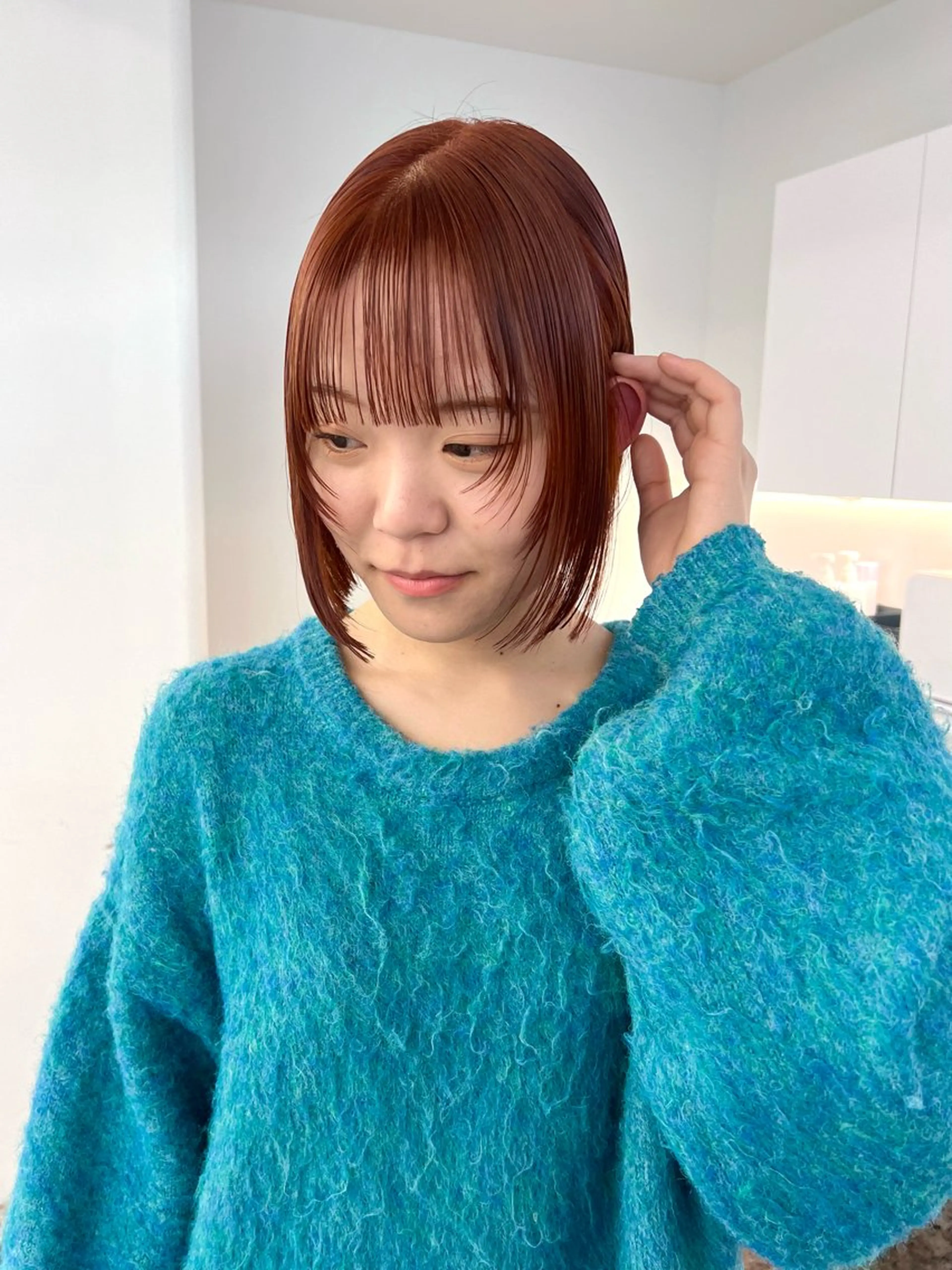 ショート ヘアカラー ✨ブリーチ/顔周り レイヤー¦YUKA✨のヘアスタイル