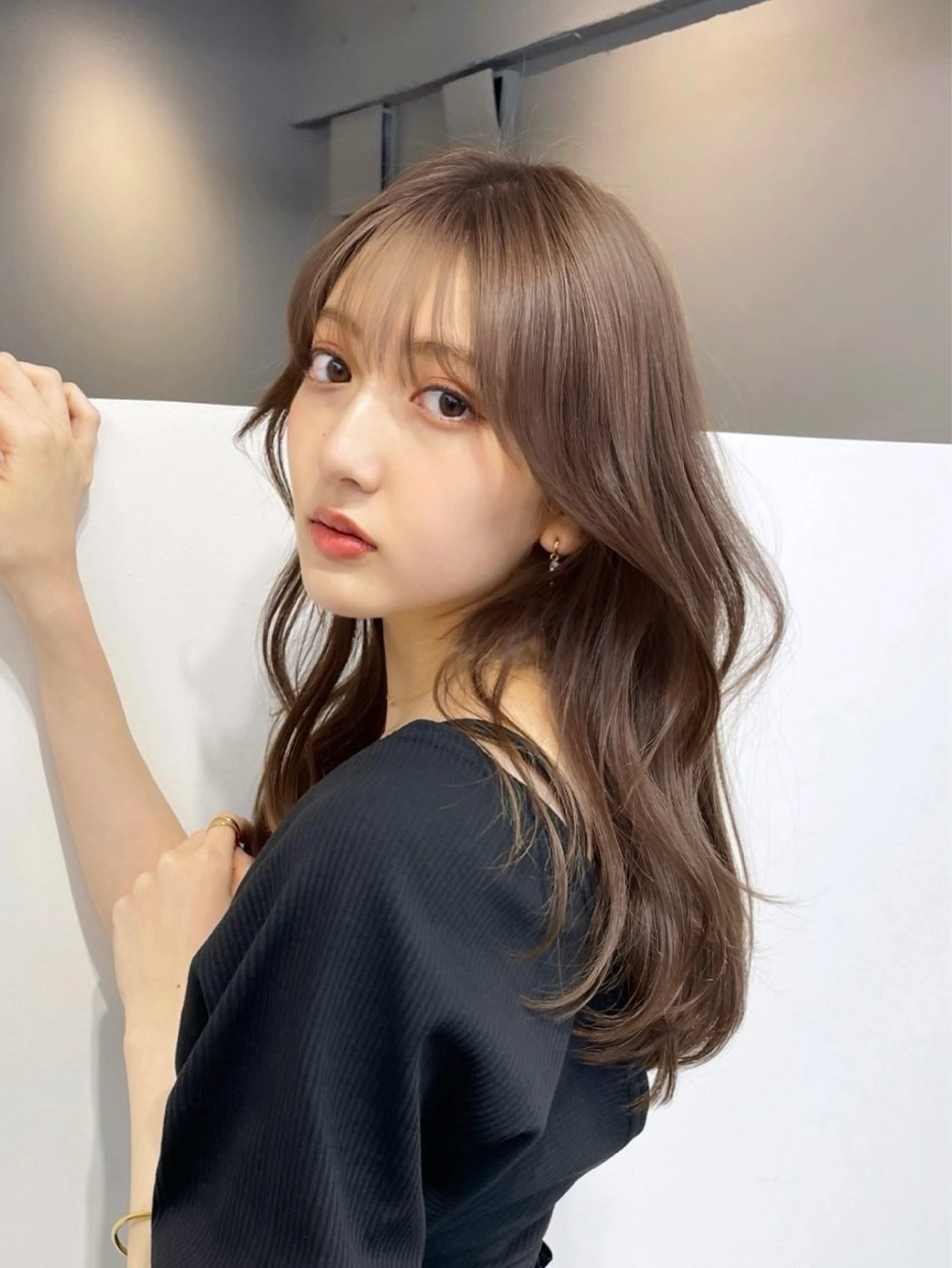 ミディアム カラー カット ヘアカラー トリートメント 🦋韓国系指名No1 店長/圓山 祐也🦋のヘアスタイル