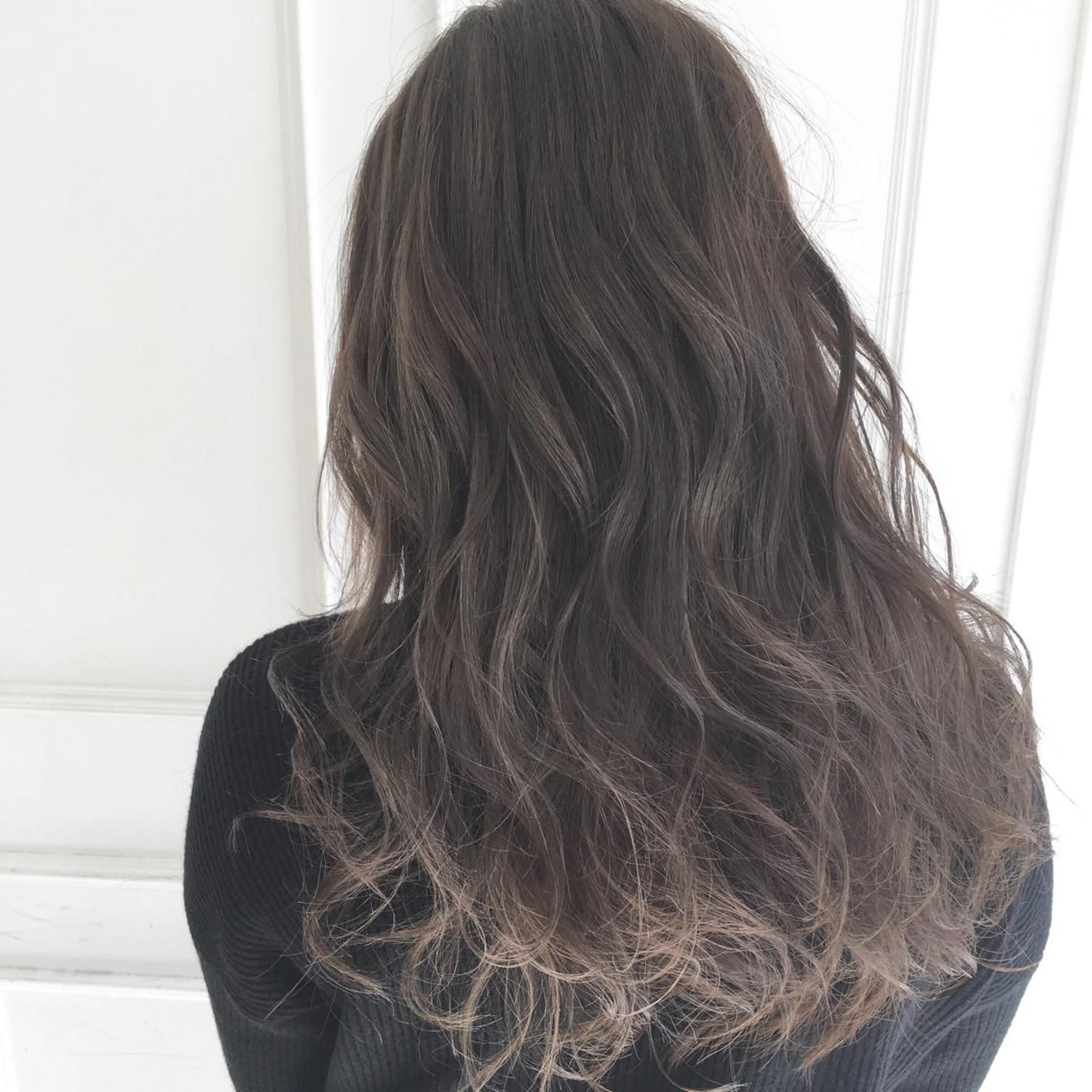 ロング カラー パーマ ヘアアレンジ ◆感動口コミ/最小顔 理論カット◆森口 峻のヘアスタイル