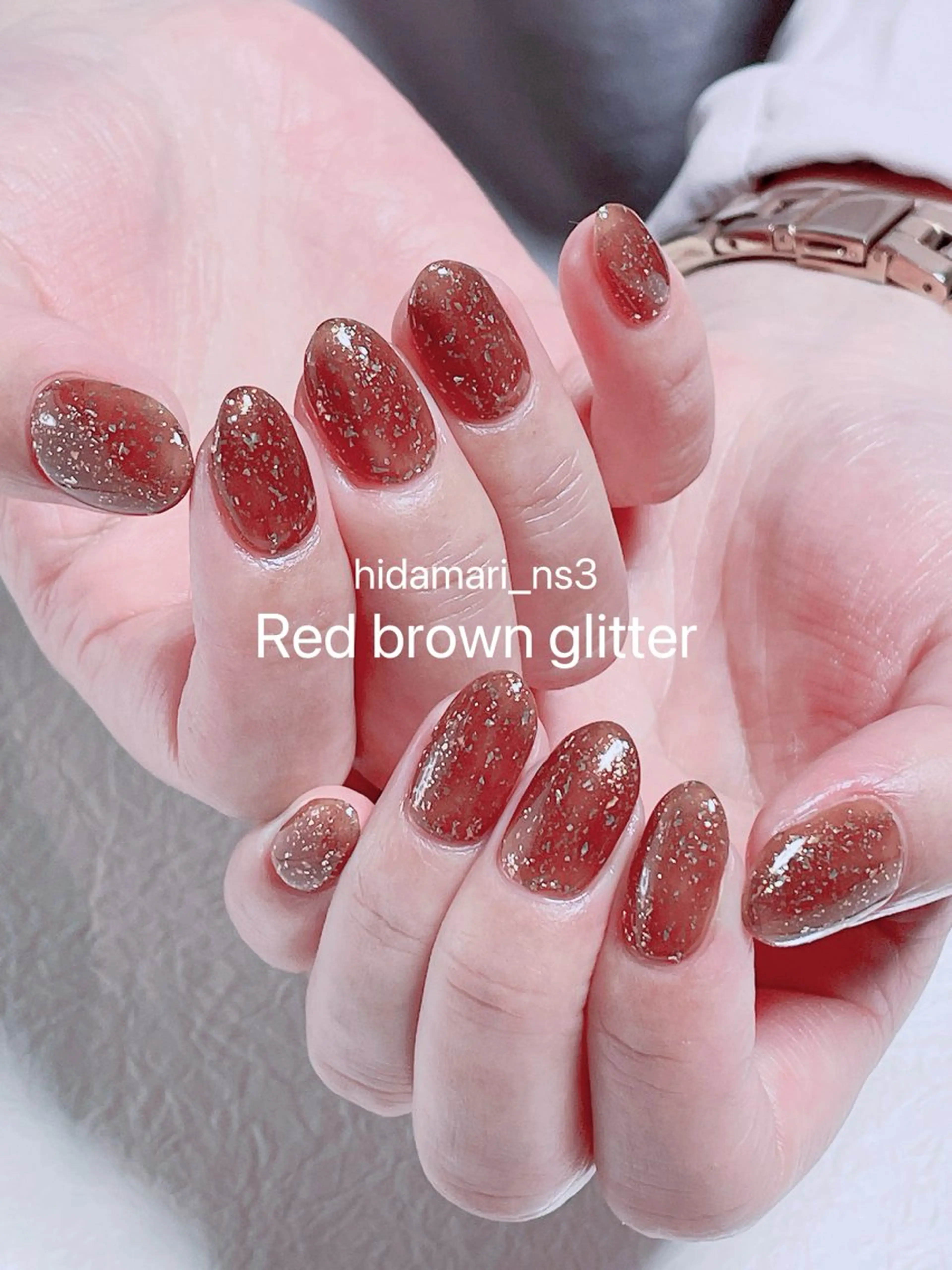 ネイル ラメ(グリッター) ワンカラーネイル ハンドネイル NailSalon ひだまりのネイルデザイン