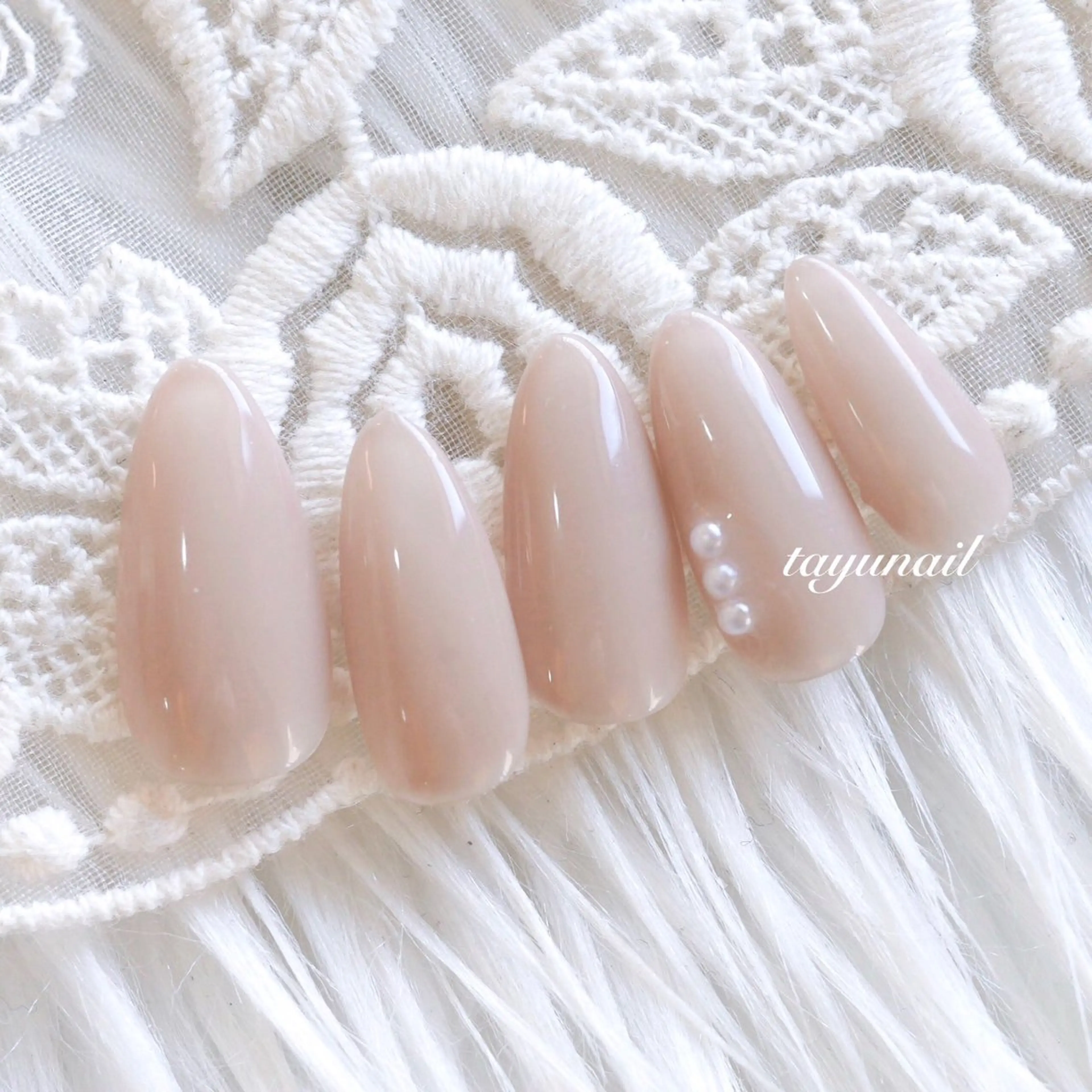 ネイル アートネイル ジェルネイル パラジェル シンプルネイル ハンドネイル ネイルサロン・ネイルスクール　たゆnail所属・ネイルサロン 【たゆnail】のネイルデザイン