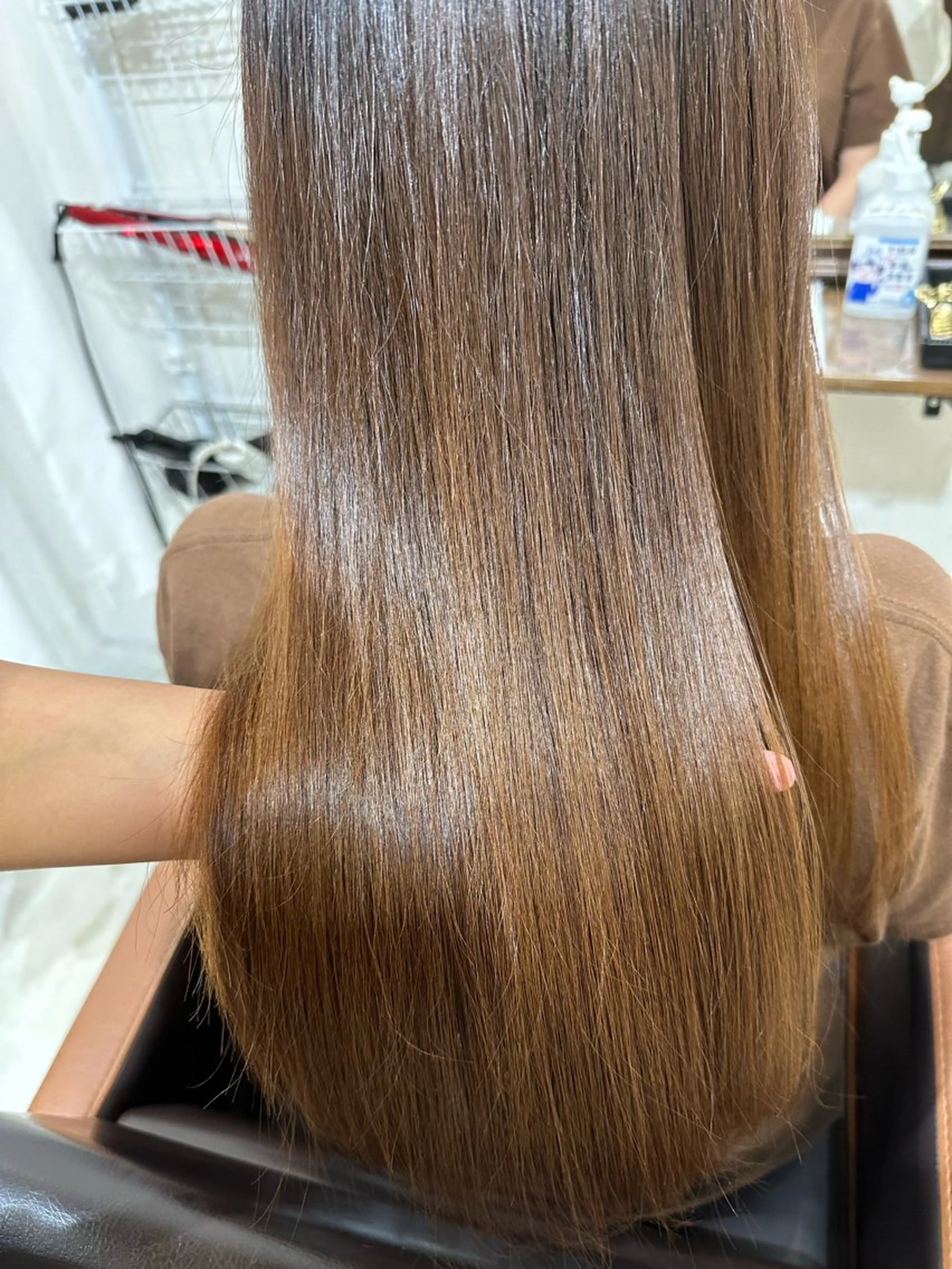 セミロング カット 縮毛矯正 トリートメント 🍊髪質改善🍊縮毛 矯正🍊濱野紗奈🍊のヘアスタイル