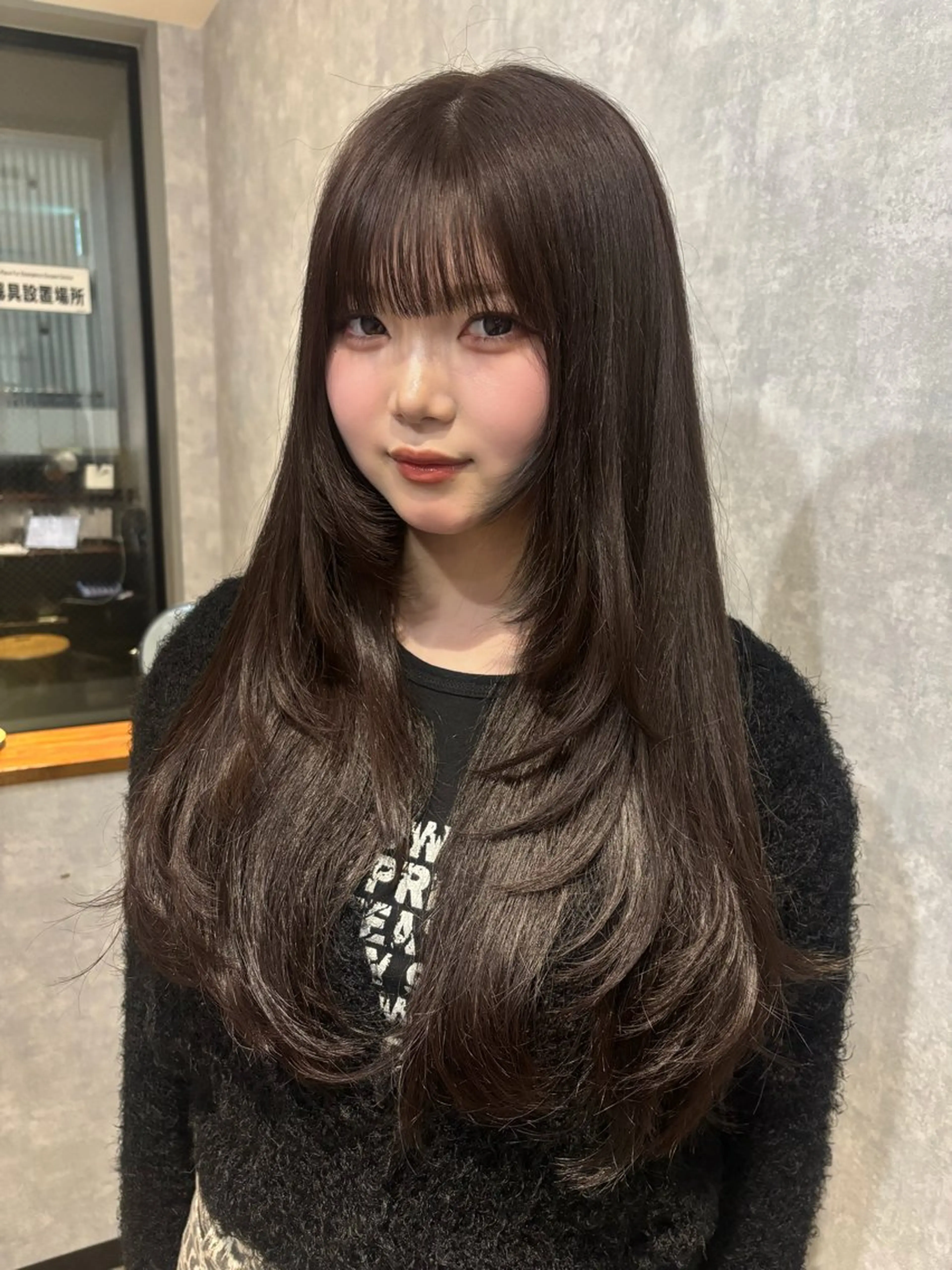 ロング カット ヘアカラー トリートメント 🌐NATSUMI 🌐【寒色カラー】のヘアスタイル