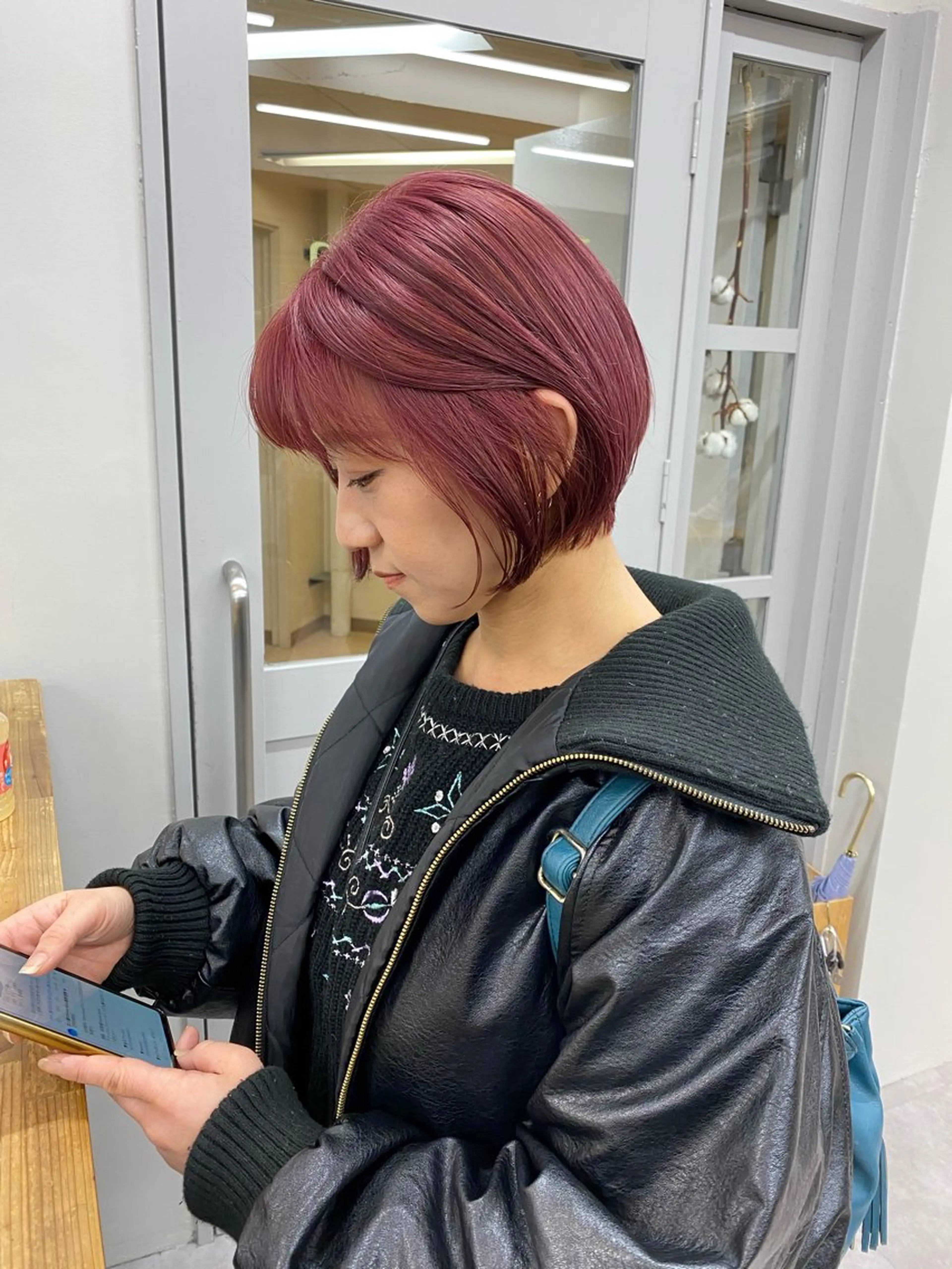 ショート hair design verda所属・レイヤー暖色カラー 池袋Yamamotoのヘアスタイル