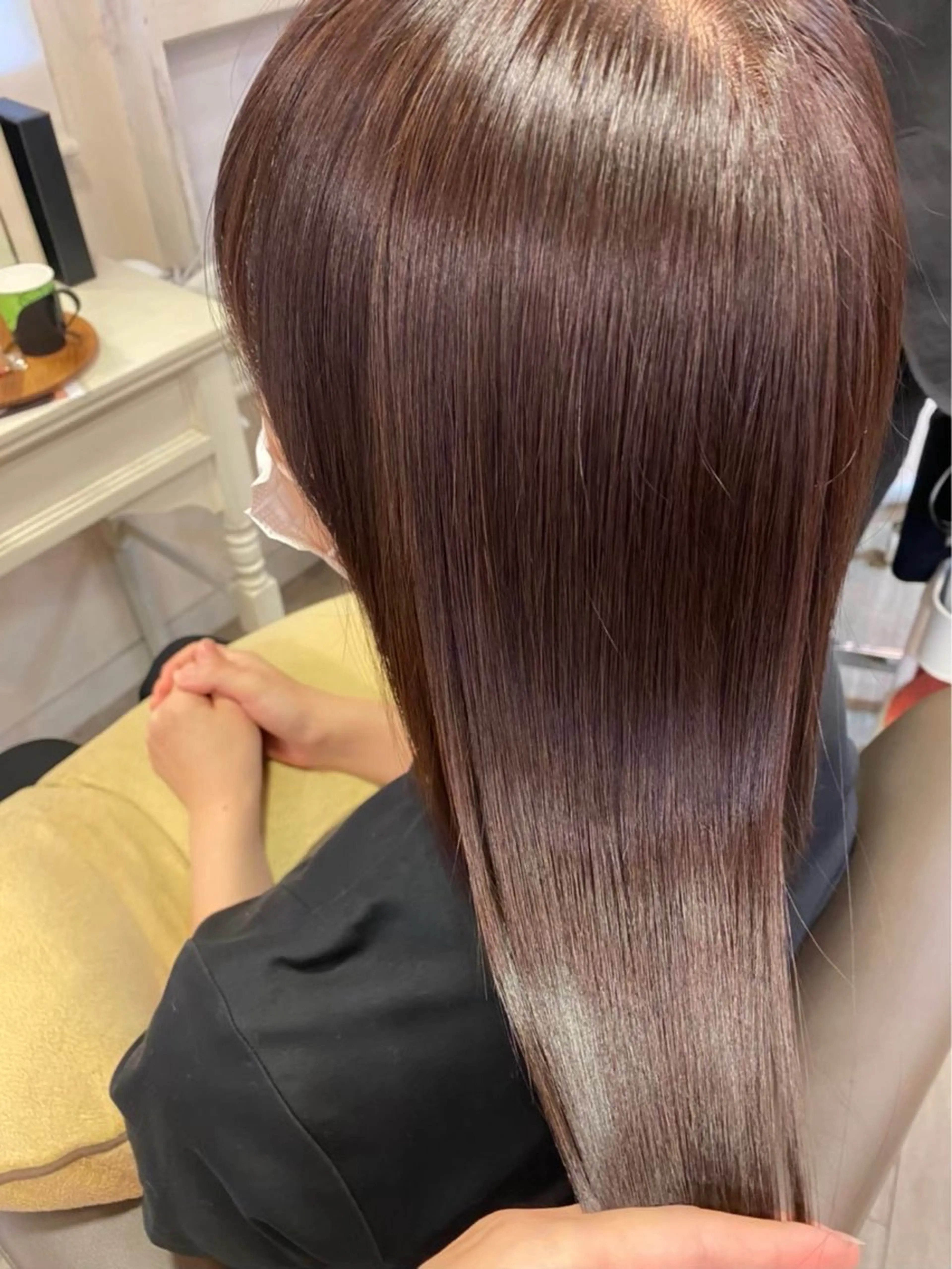 ロング パーマ 縮毛矯正 Canage minimoのヘアスタイル