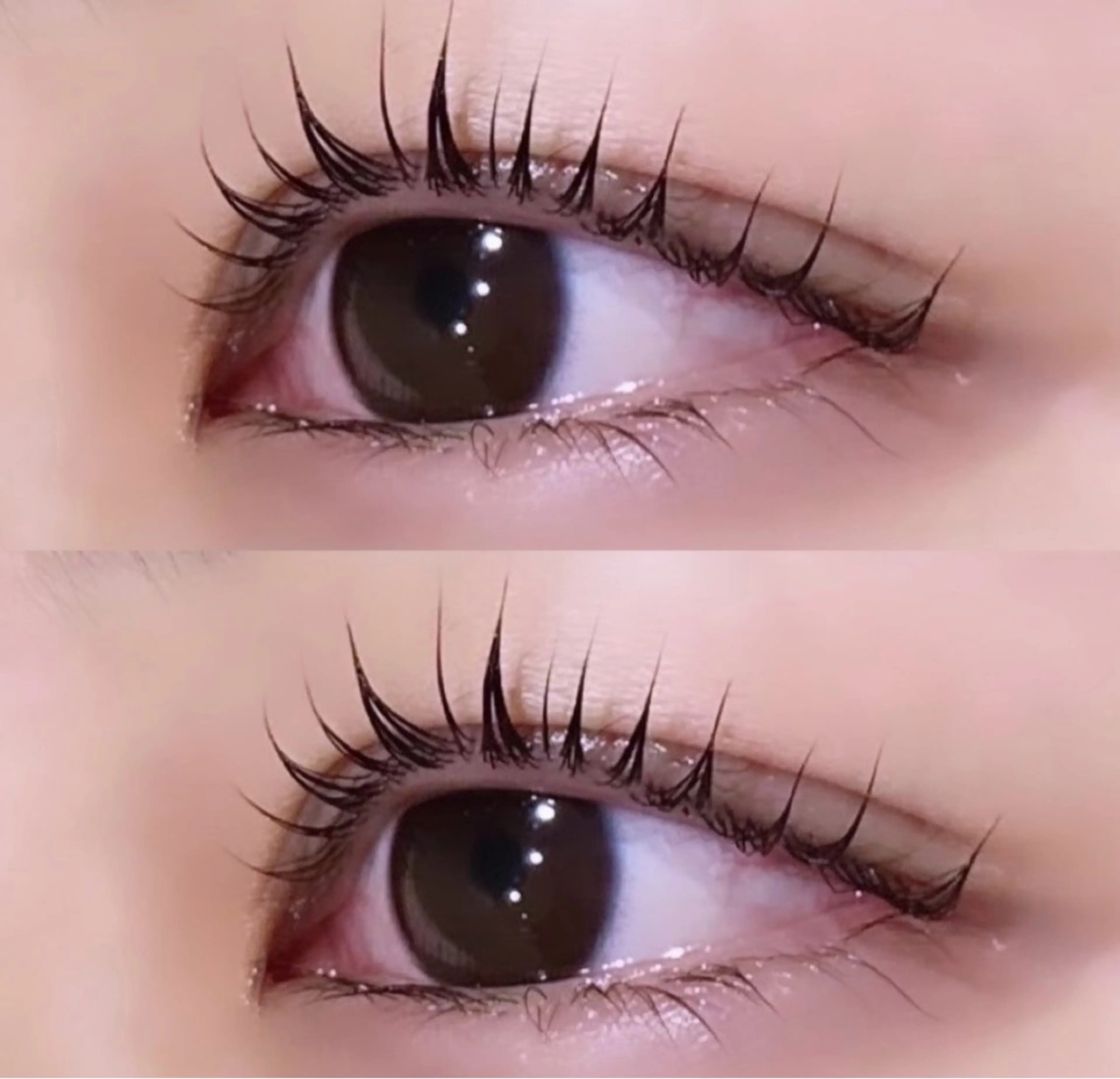 マツエク・マツパ eve🐰束間まつ毛 /透明感カラーのヘアスタイル