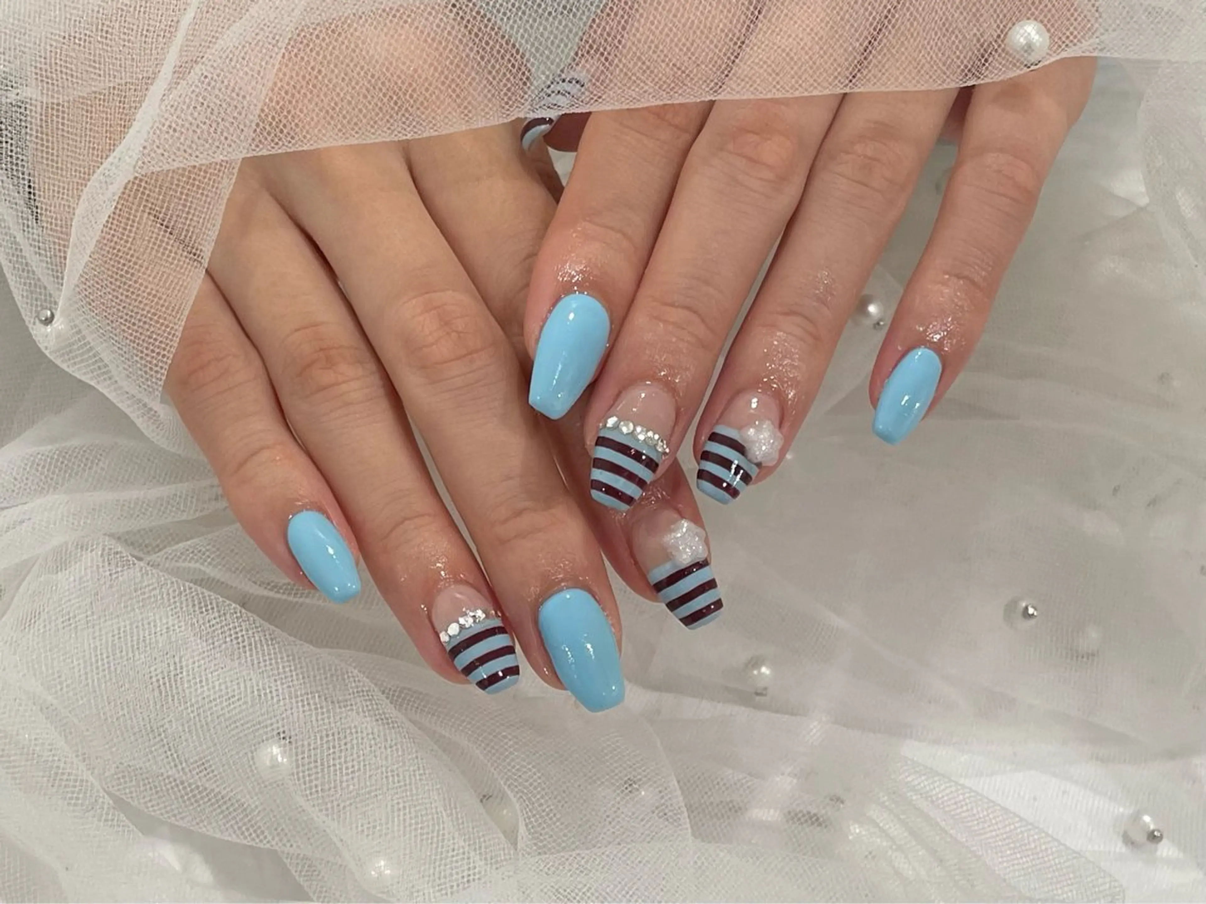 ネイル ＿WHITE+南海難波店所属・_WHITE+ 南海難波店のネイルデザイン