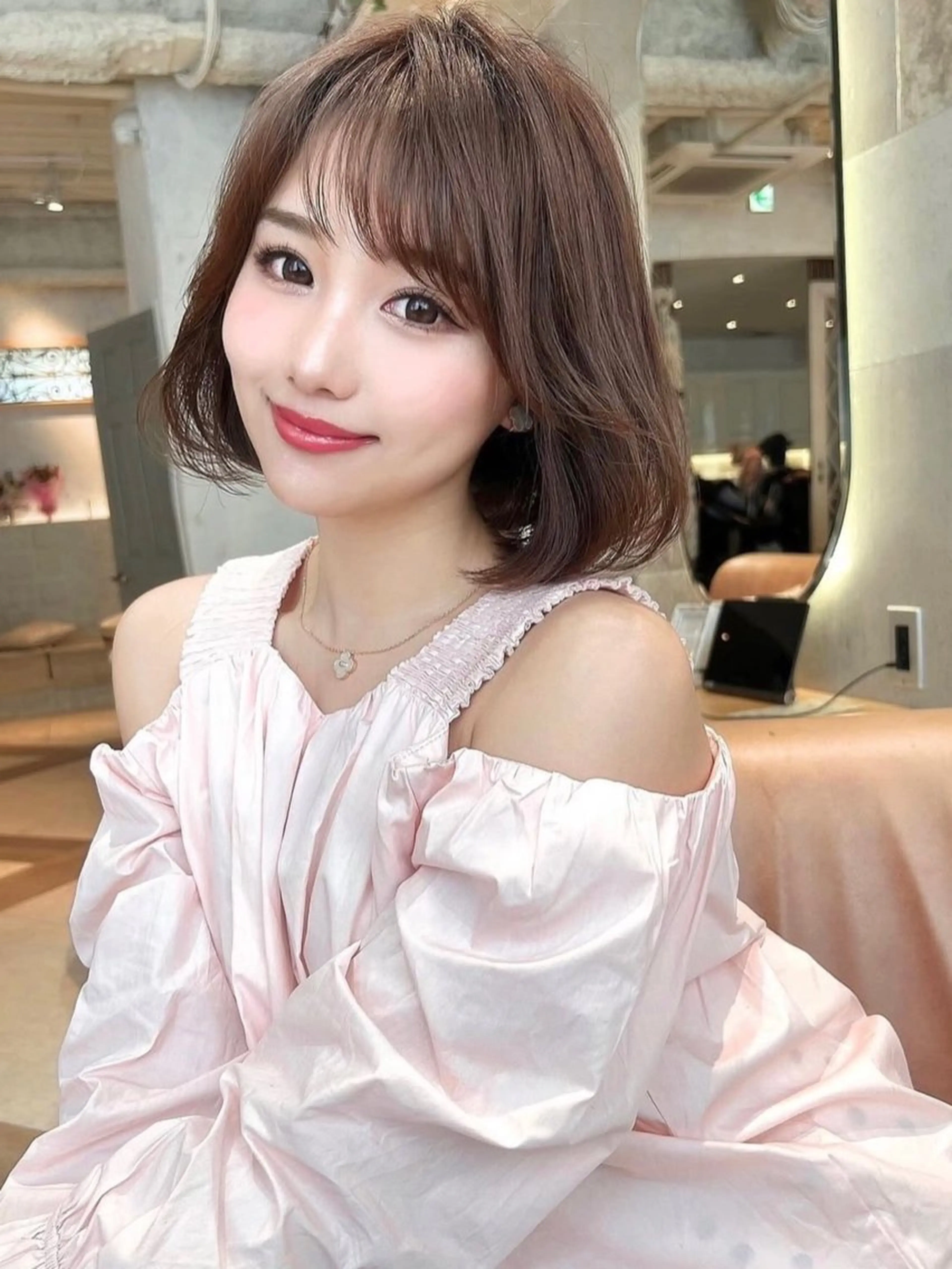 ショート カラー カット ヘアカラー トリートメント ショート/ボブ 岡田洸太のヘアスタイル