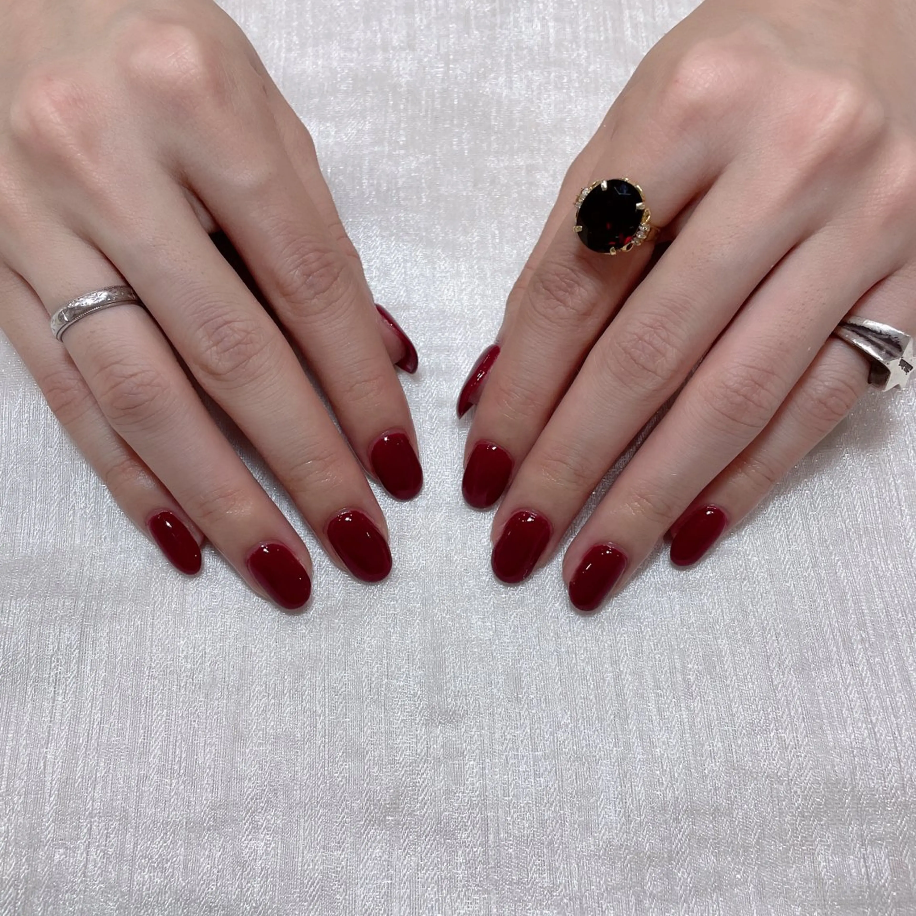 ネイル ボルドー メンズネイル M2 beauty Hoshinaのネイルデザイン