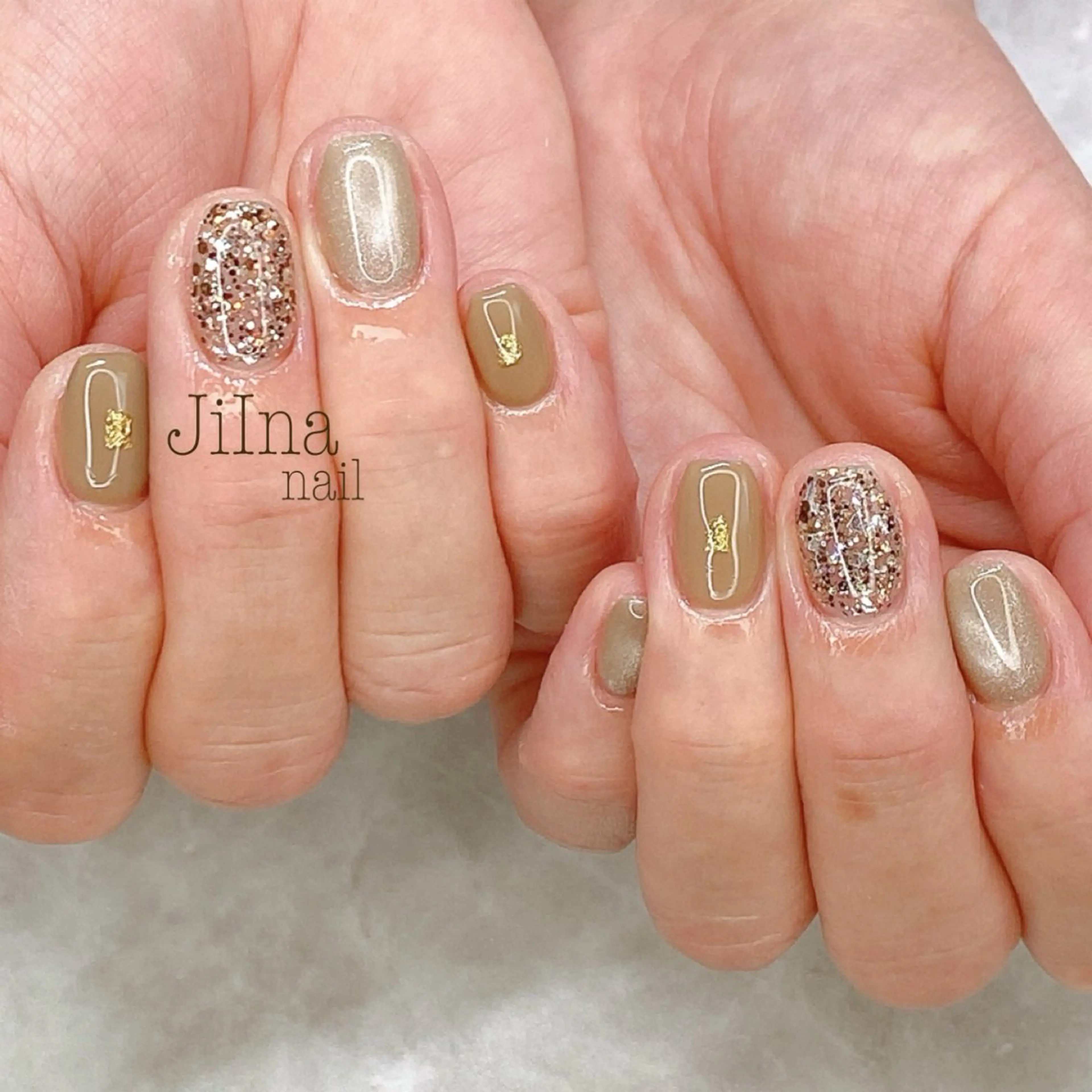 ネイル 持ち込み JiIna nailのネイルデザイン