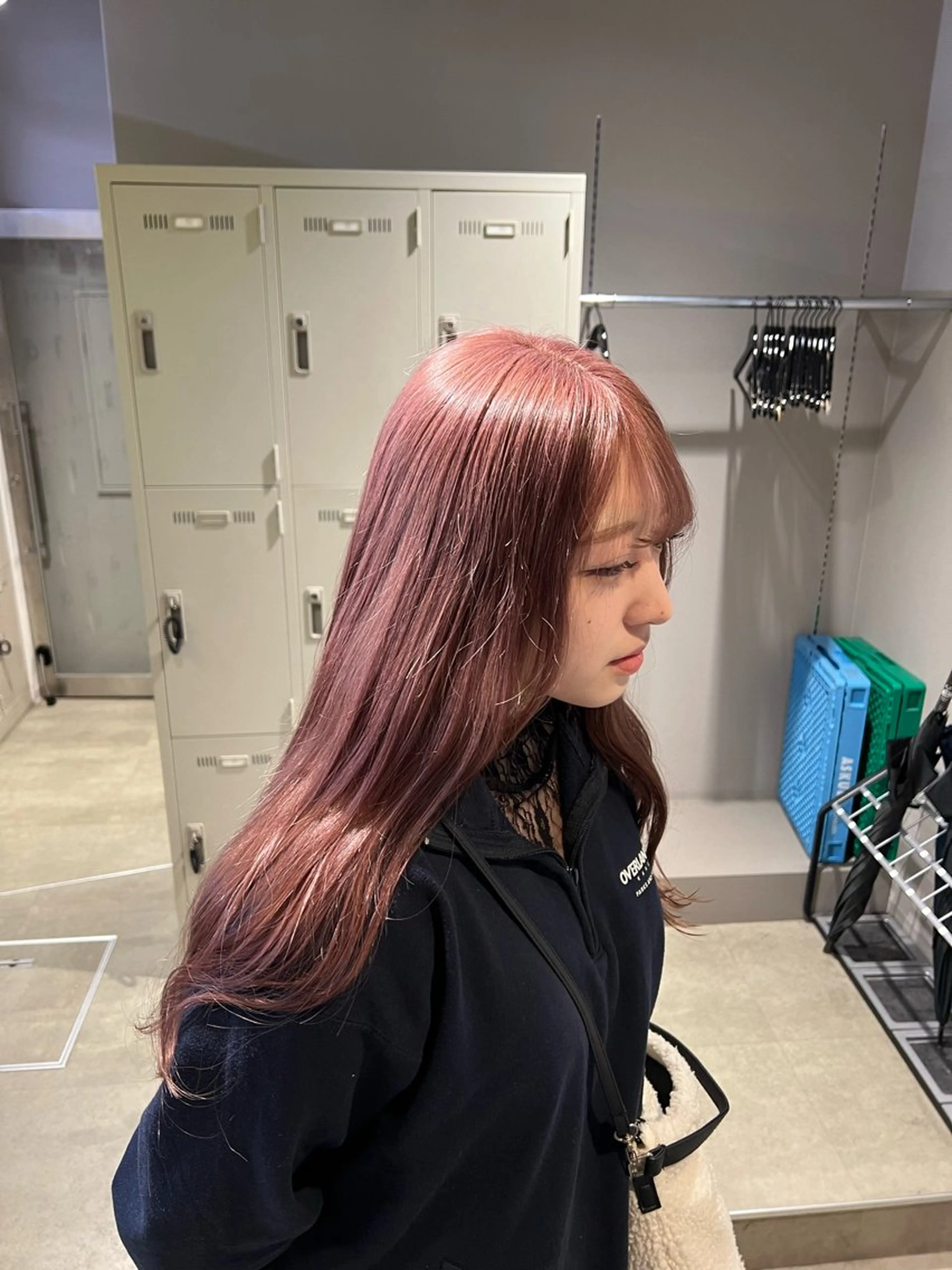 セミロング カラー カット ヘアカラー 韓国レイヤーカット /REIのヘアスタイル