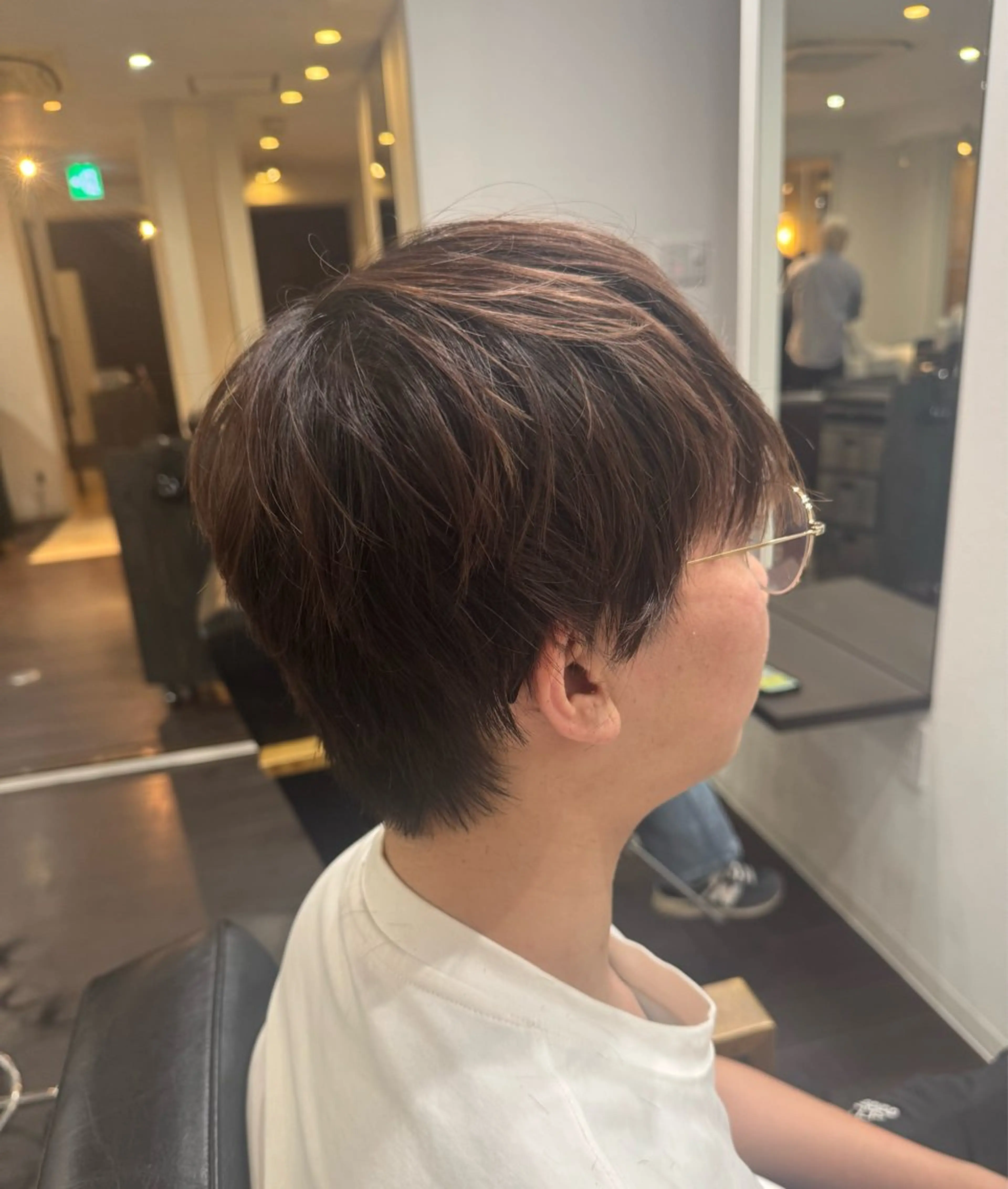 メンズ 刈り上げ メンズウルフカット ウルフカット カット ヘアカラー 日比 海夏太のヘアスタイル