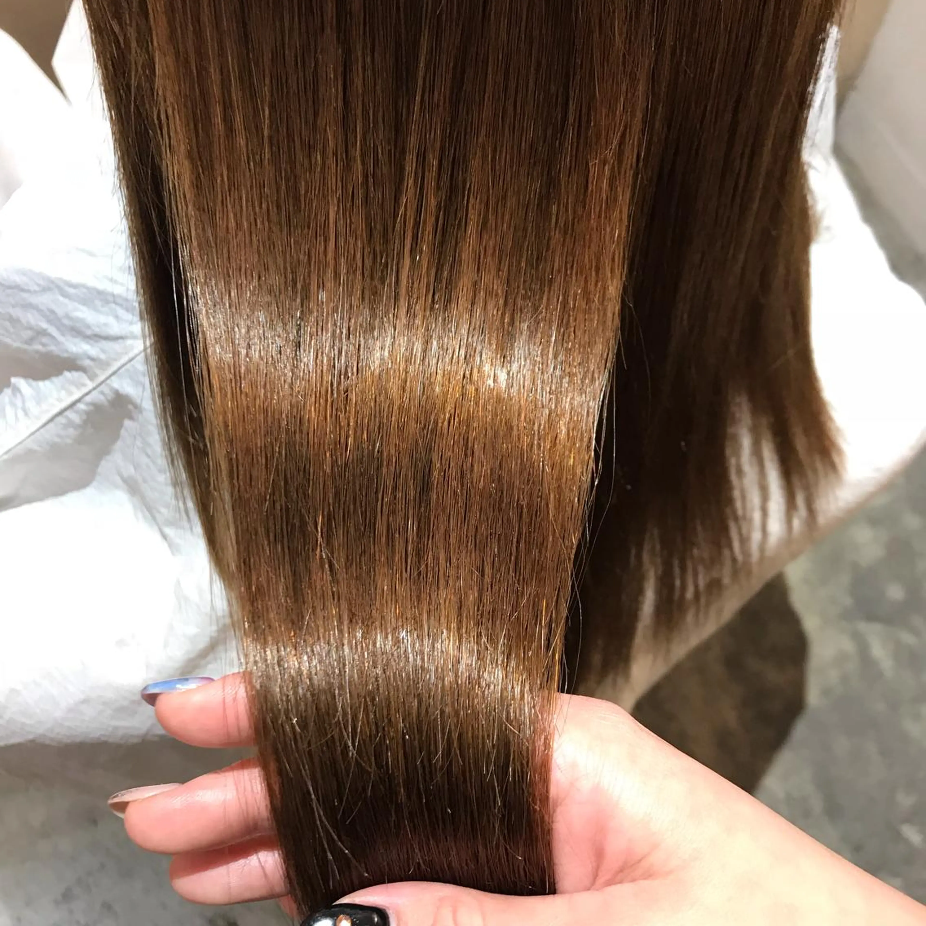 ロング カラー 髪質改善×矯正🫧 韓国ヘアasamiのヘアスタイル