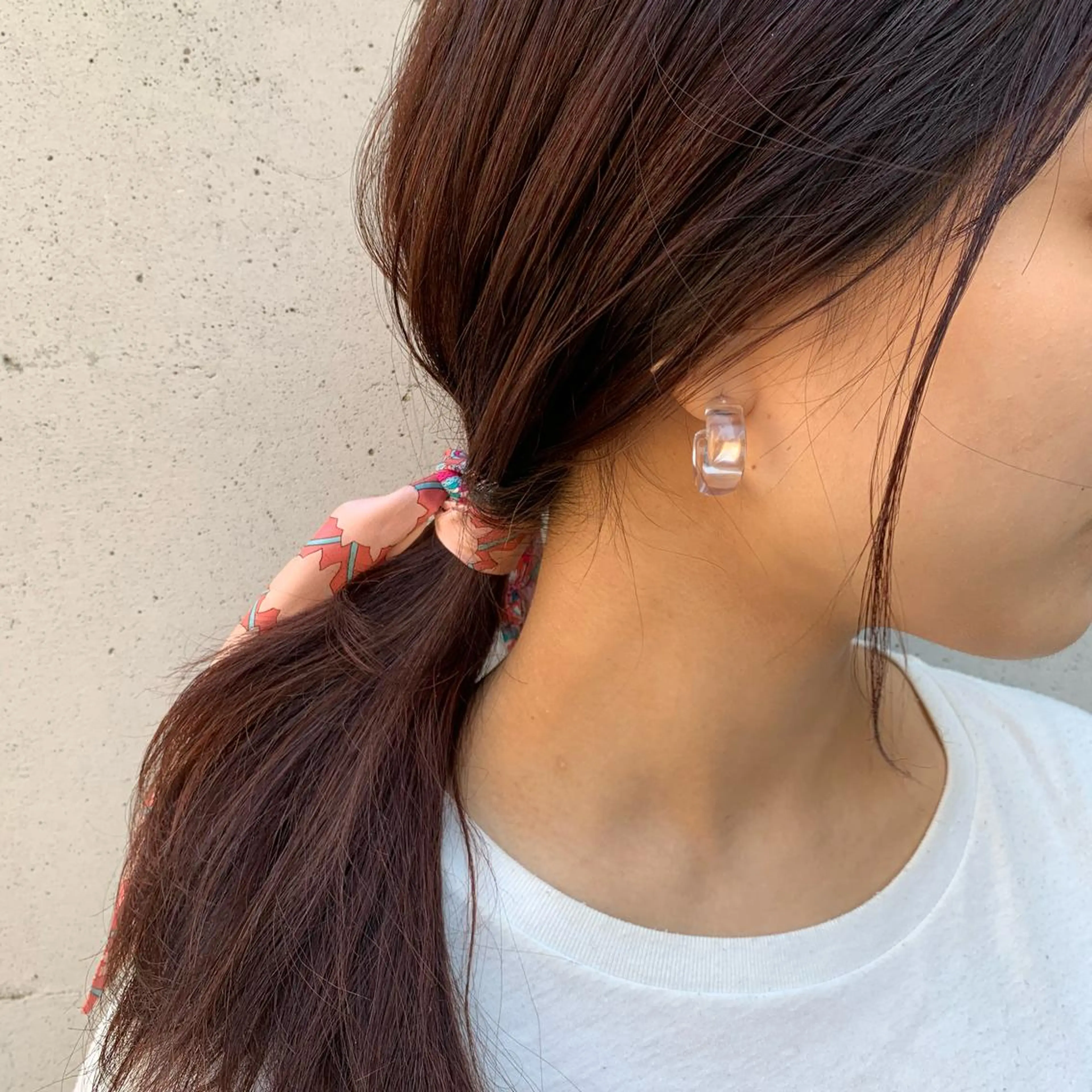 セミロング カラー パーマ ヘアアレンジ メンズ キッズ マツエク・マツパ ベージュカラー パープルカラー Luela堅田所属・田中 裕士のヘアスタイル