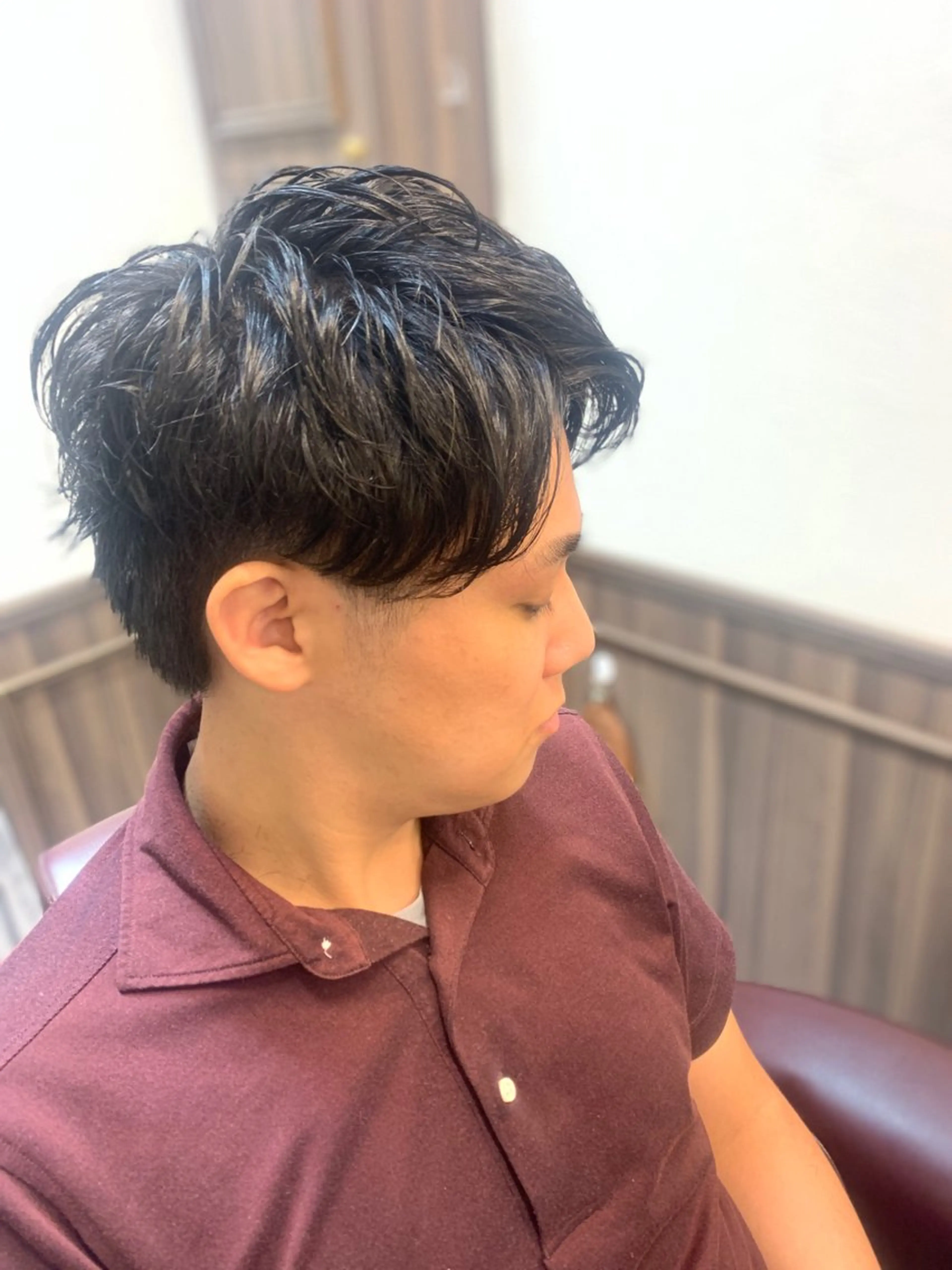 メンズ カットモデル募集 いさかのヘアスタイル