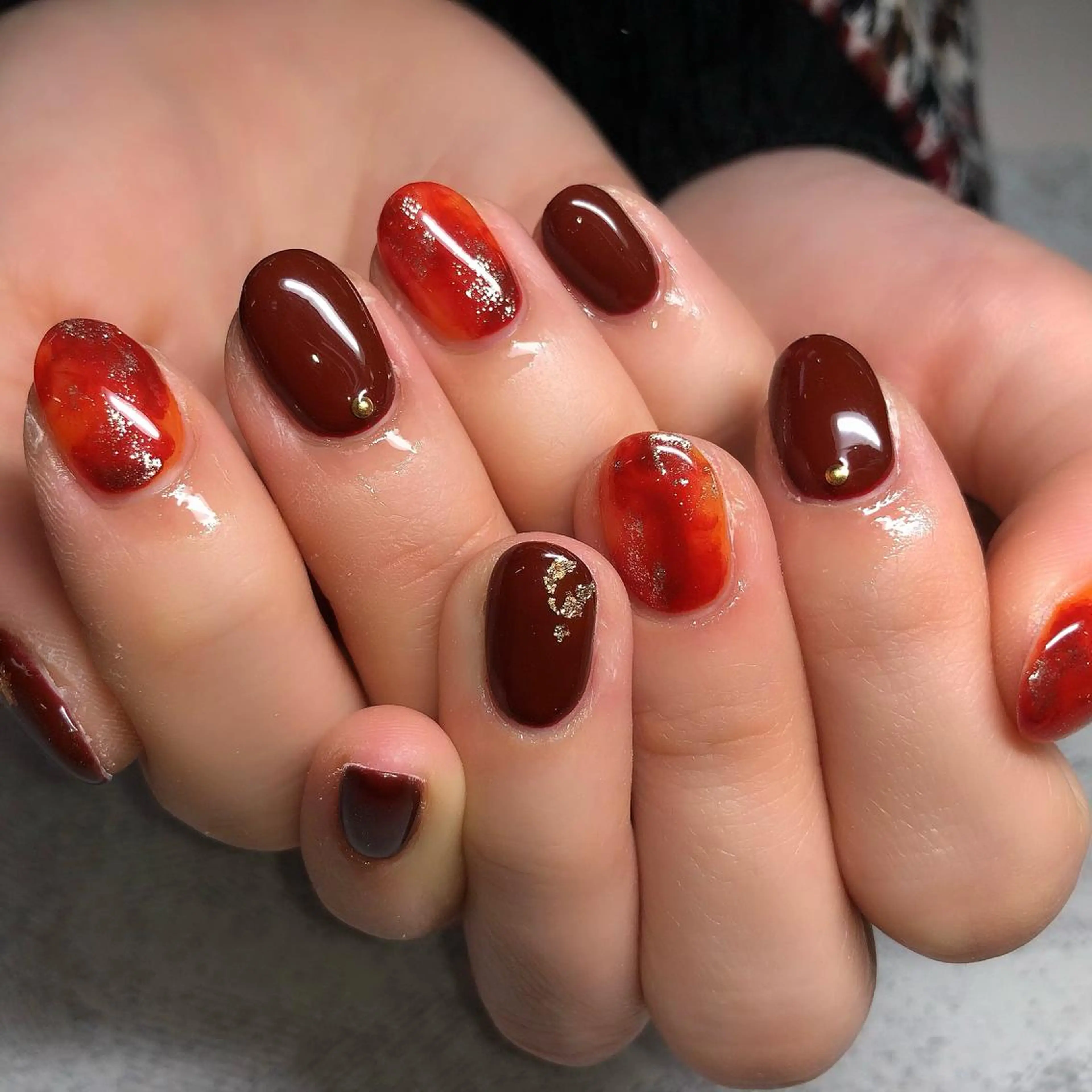 ネイル 持ち込み ニュアンスネイル ハンドネイル 【Yappy🌈】 💖P-tanaのネイルデザイン